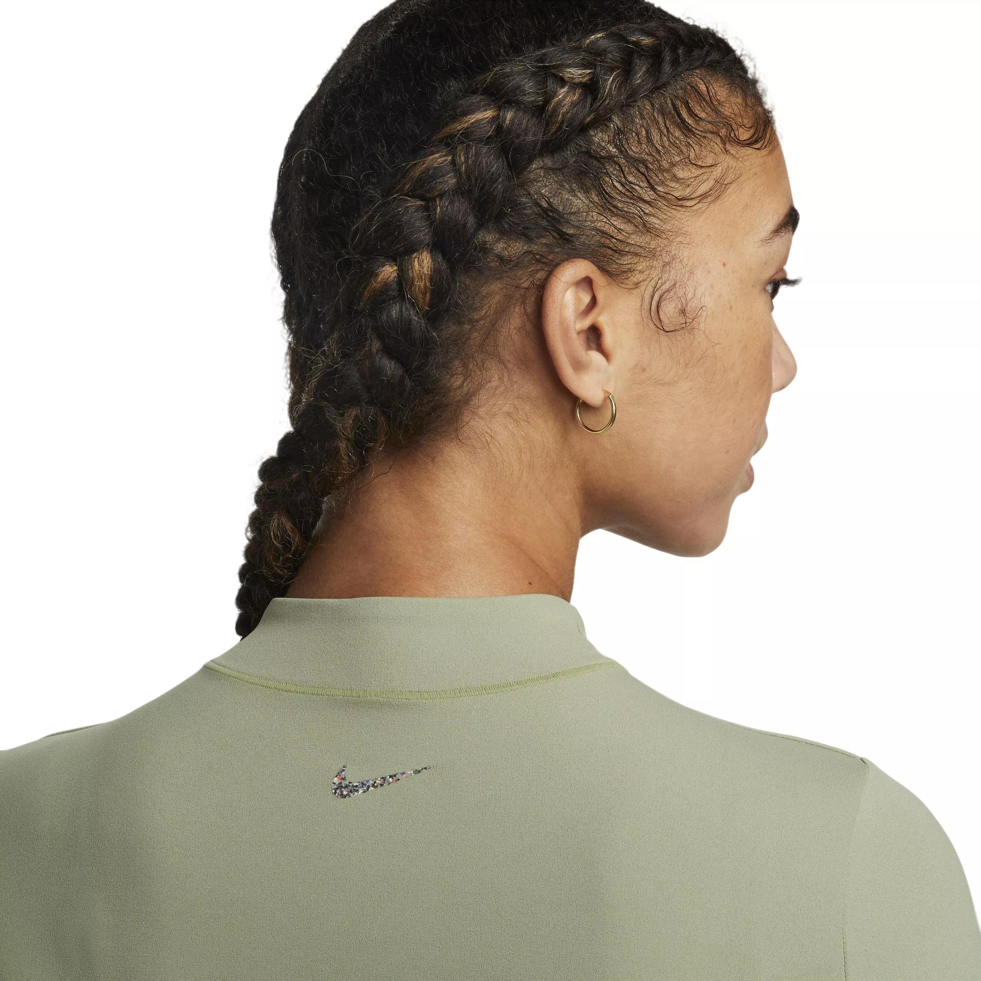 Nike Women's Yoga Dri-FIT Luxe Fitted Jacket - GREEN