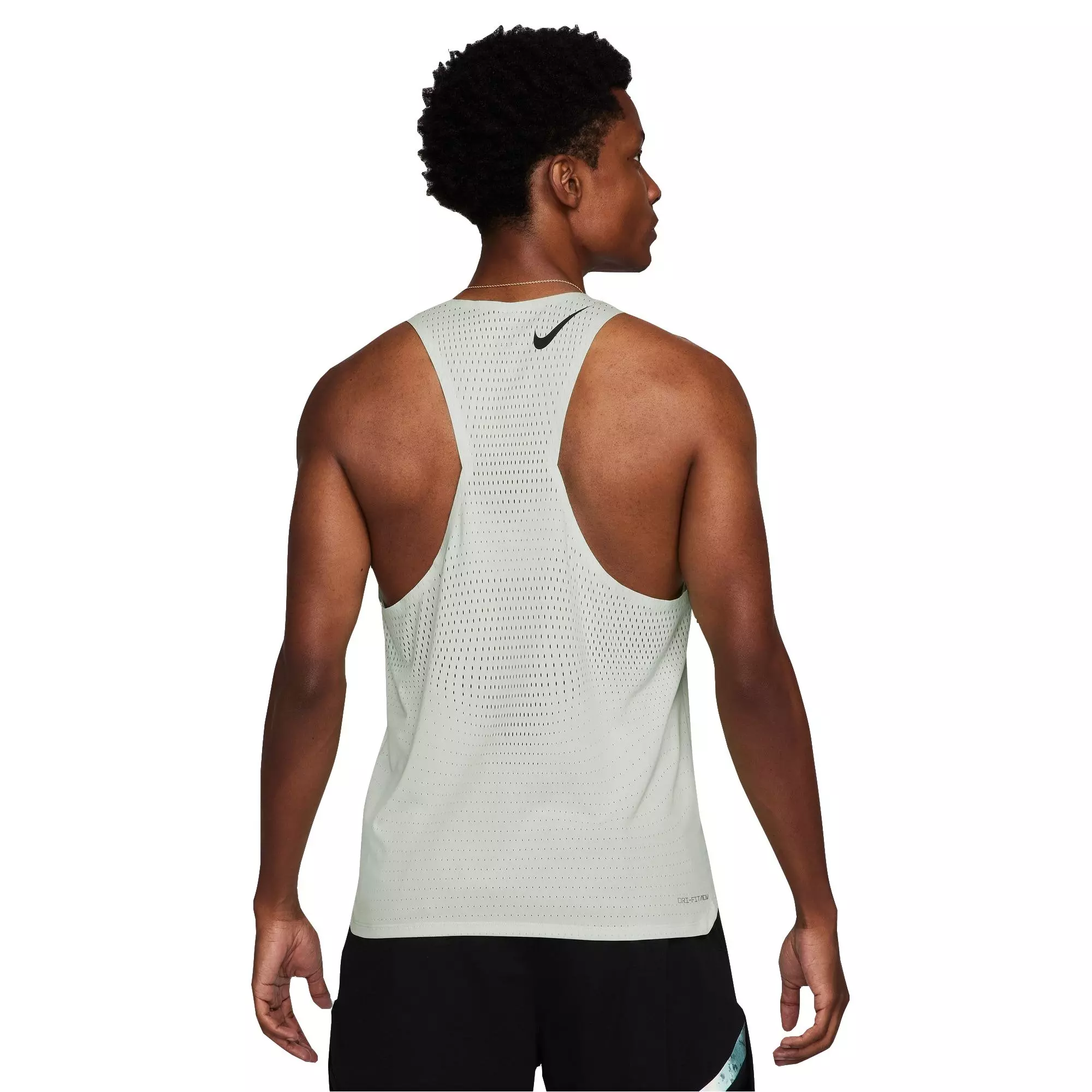 Nike Men's AeroSwift Dri-FIT ADV Running Singlet - WHITE