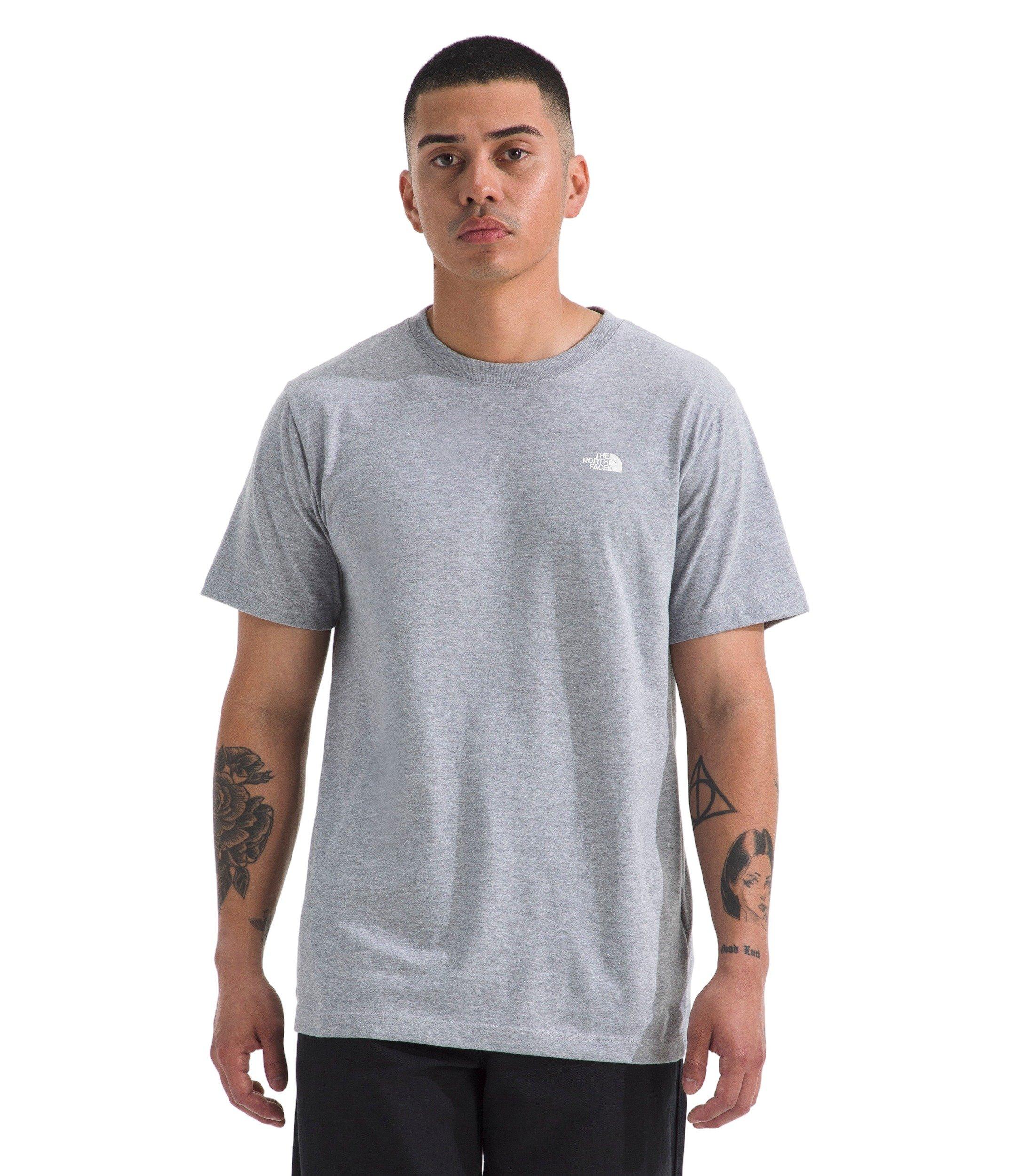 The North Face Men's Evolution Box NSE Short Sleeve Tee - Light Grey - LIGHT GREY Thumbnail View 1