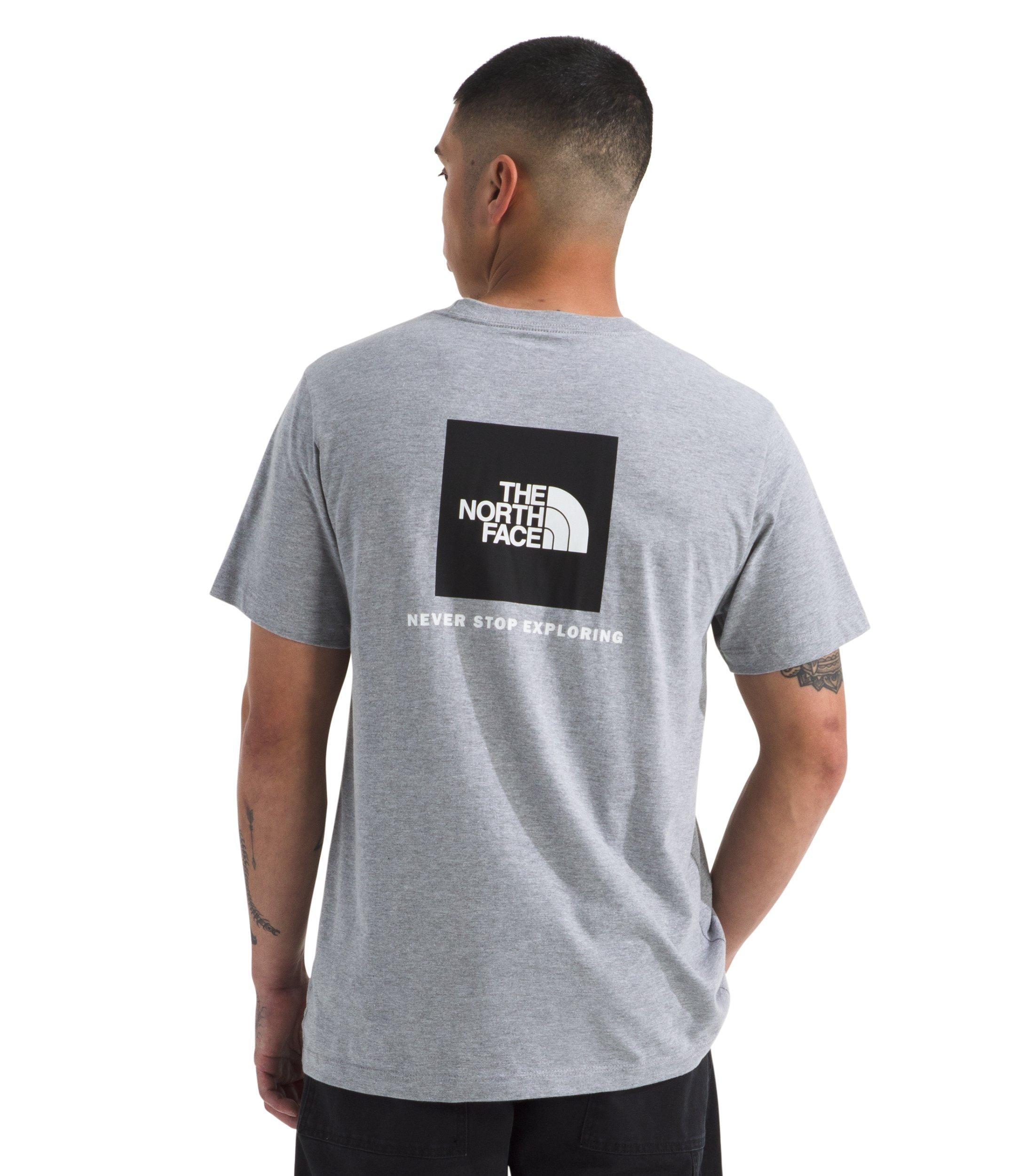 The North Face Men's Evolution Box NSE Short Sleeve Tee - Light Grey - LIGHT GREY Thumbnail View 2