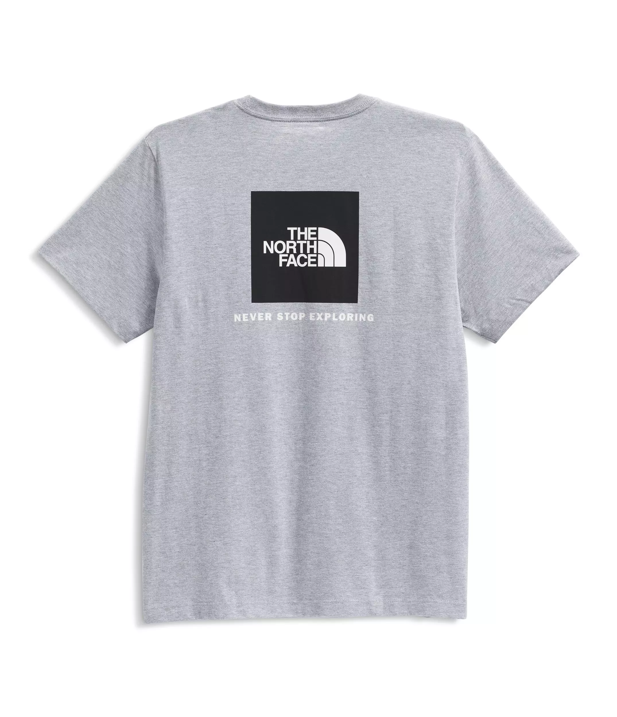 The North Face Men's Evolution Box NSE Short Sleeve Tee - Light Grey - LIGHT GREY