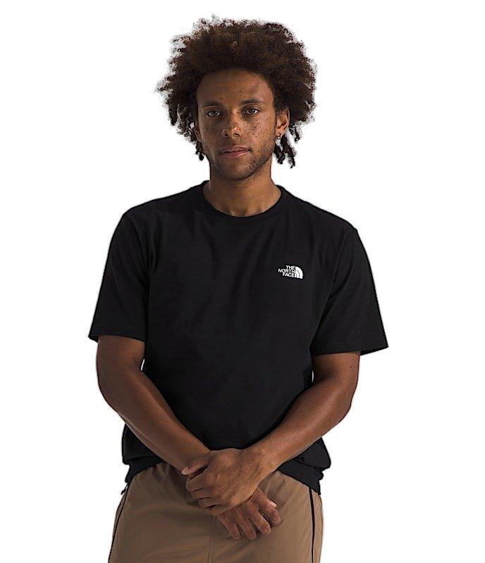 The North Face Men's Evolution Box NSE Short Sleeve Tee - Black/White - BLACK/WHITE Thumbnail View 1