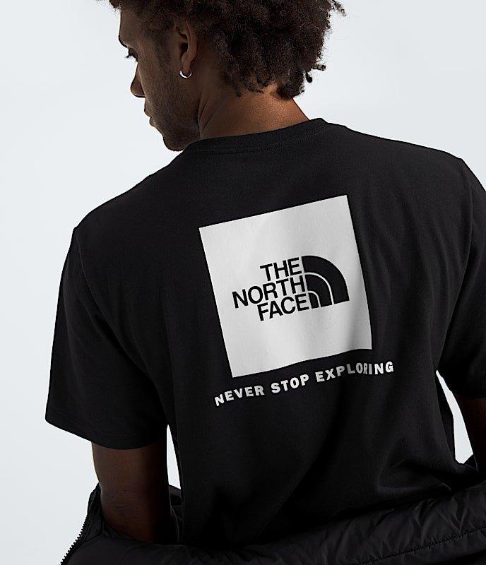 The North Face Men's Evolution Box NSE Short Sleeve Tee - Black/White - BLACK/WHITE Thumbnail View 3