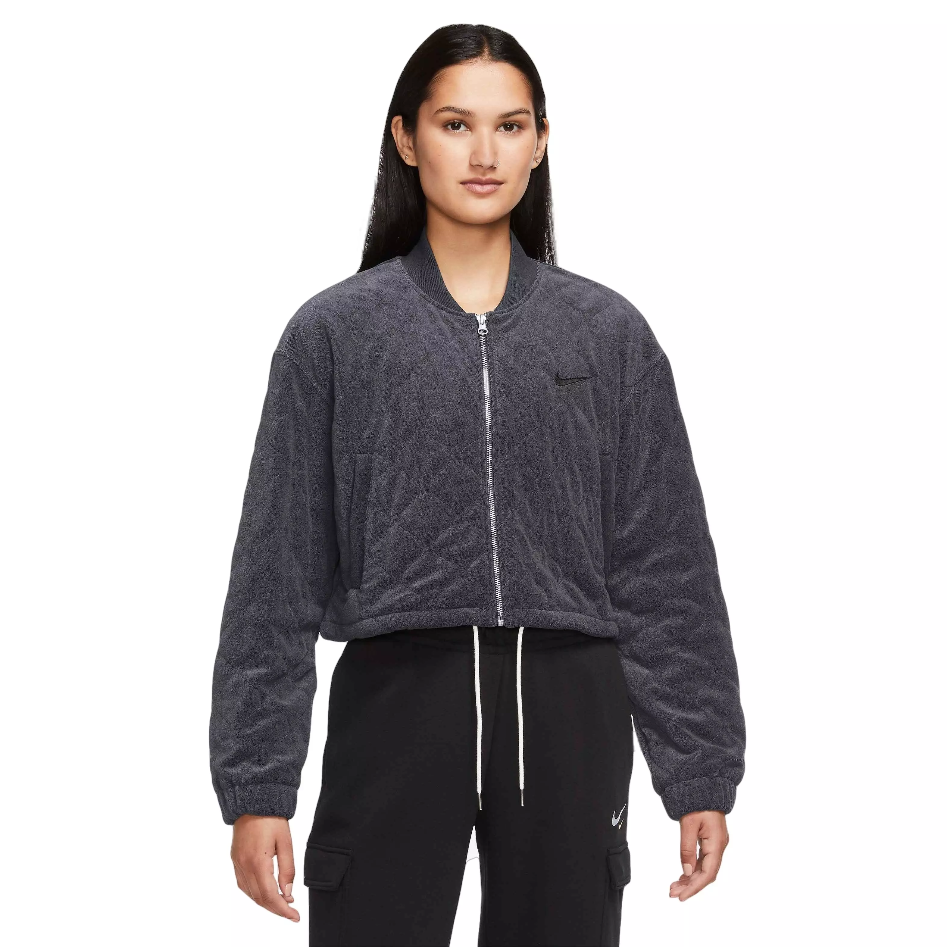 Nike Sportswear Women's Terry Quilted Jacket.