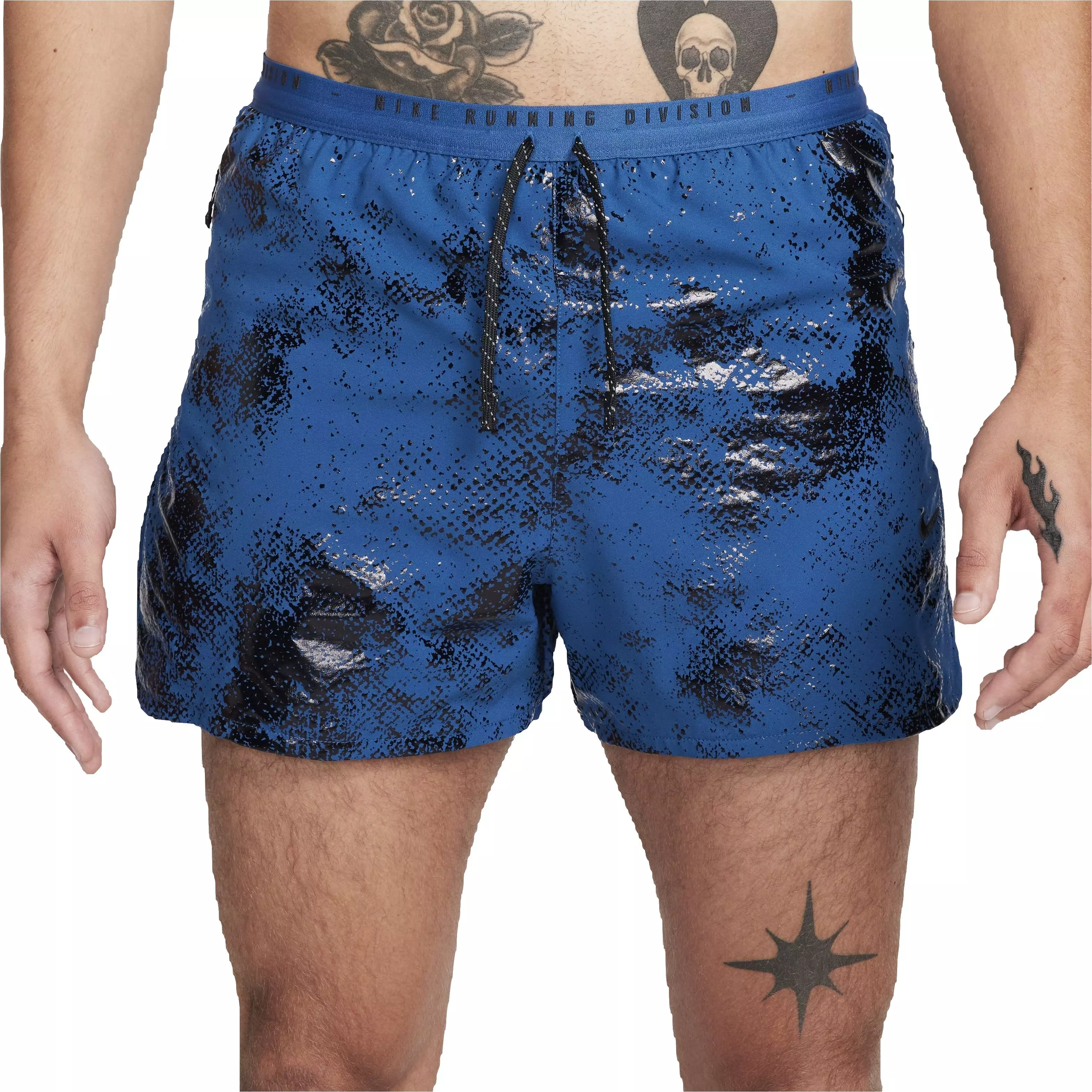 Nike Men's Running Division Dri-FIT ADV 4" Brief-Lined Running Shorts - BLUE