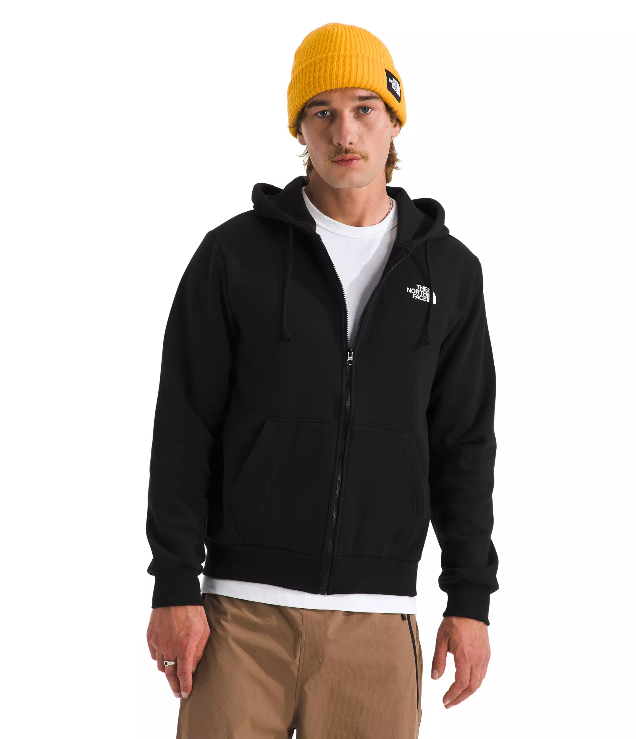 The North Face Men's Evolution Half Dome Full Zip Hooded Jacket - Black - BLACK