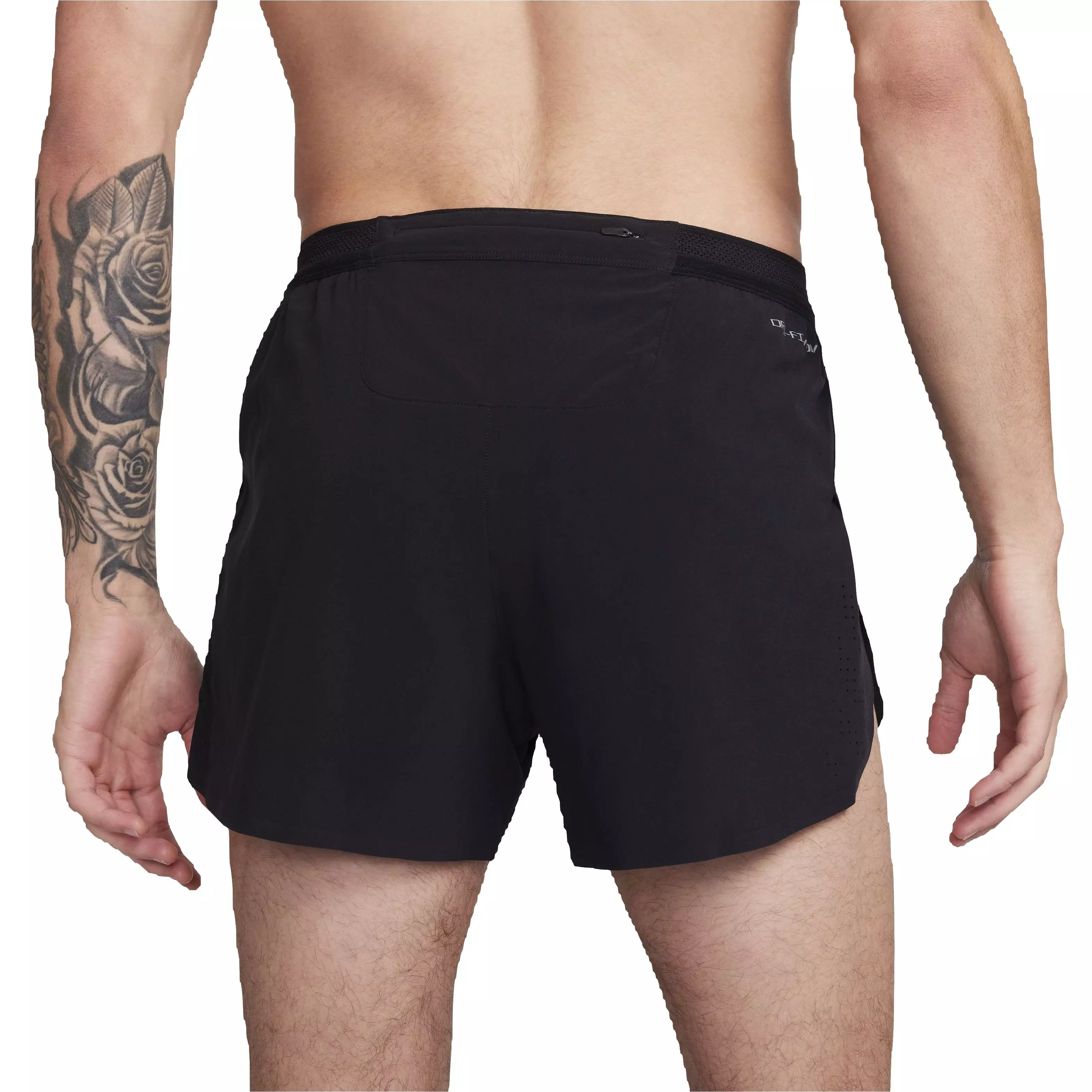 Nike Men's AeroSwift Dri-FIT ADV 4" Brief-Lined Running Shorts - BLACK