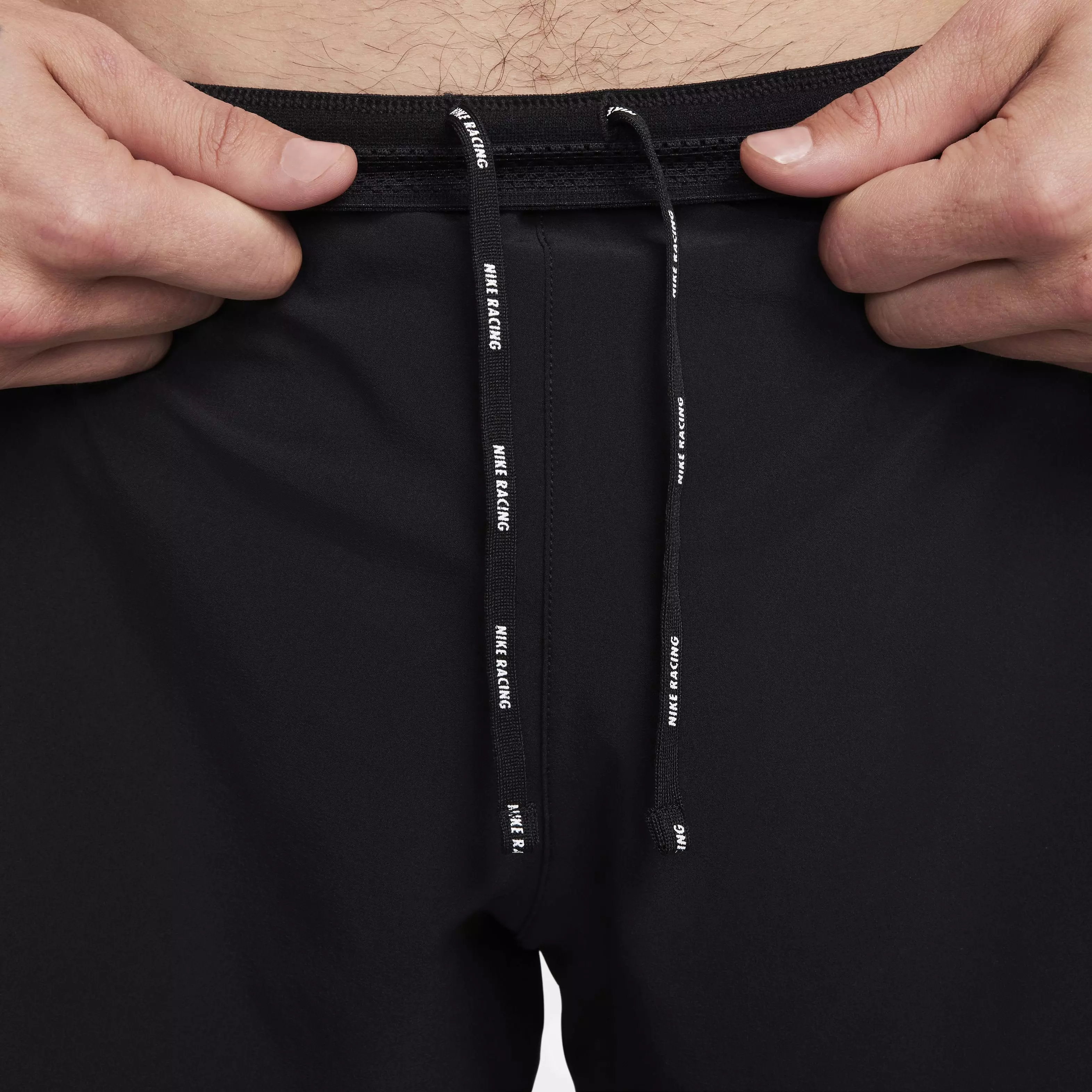 Nike Men's AeroSwift Dri-FIT ADV 4" Brief-Lined Running Shorts - Black - BLACK