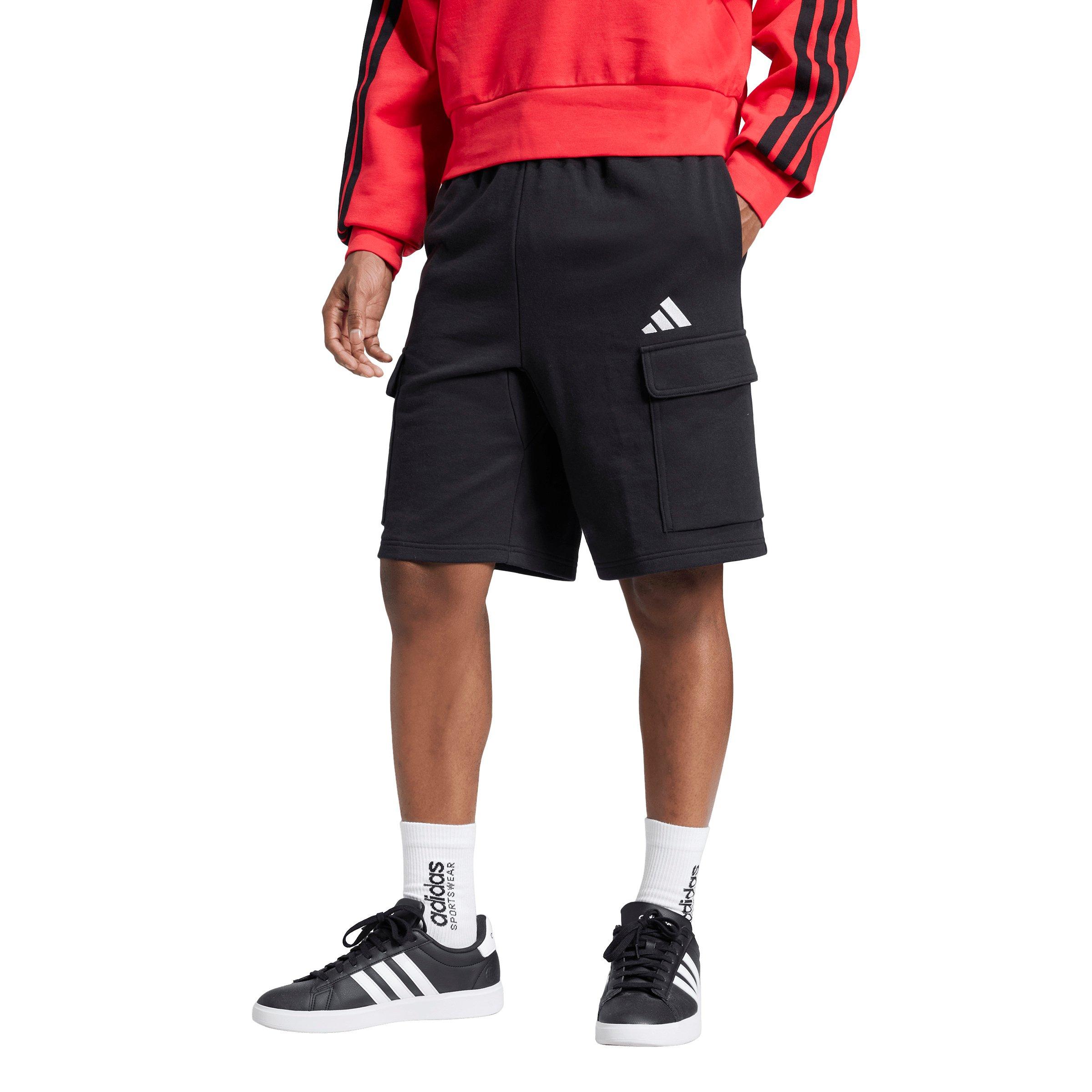 adidas Men's Essentials Feel Cozy French Terry Cargo Shorts