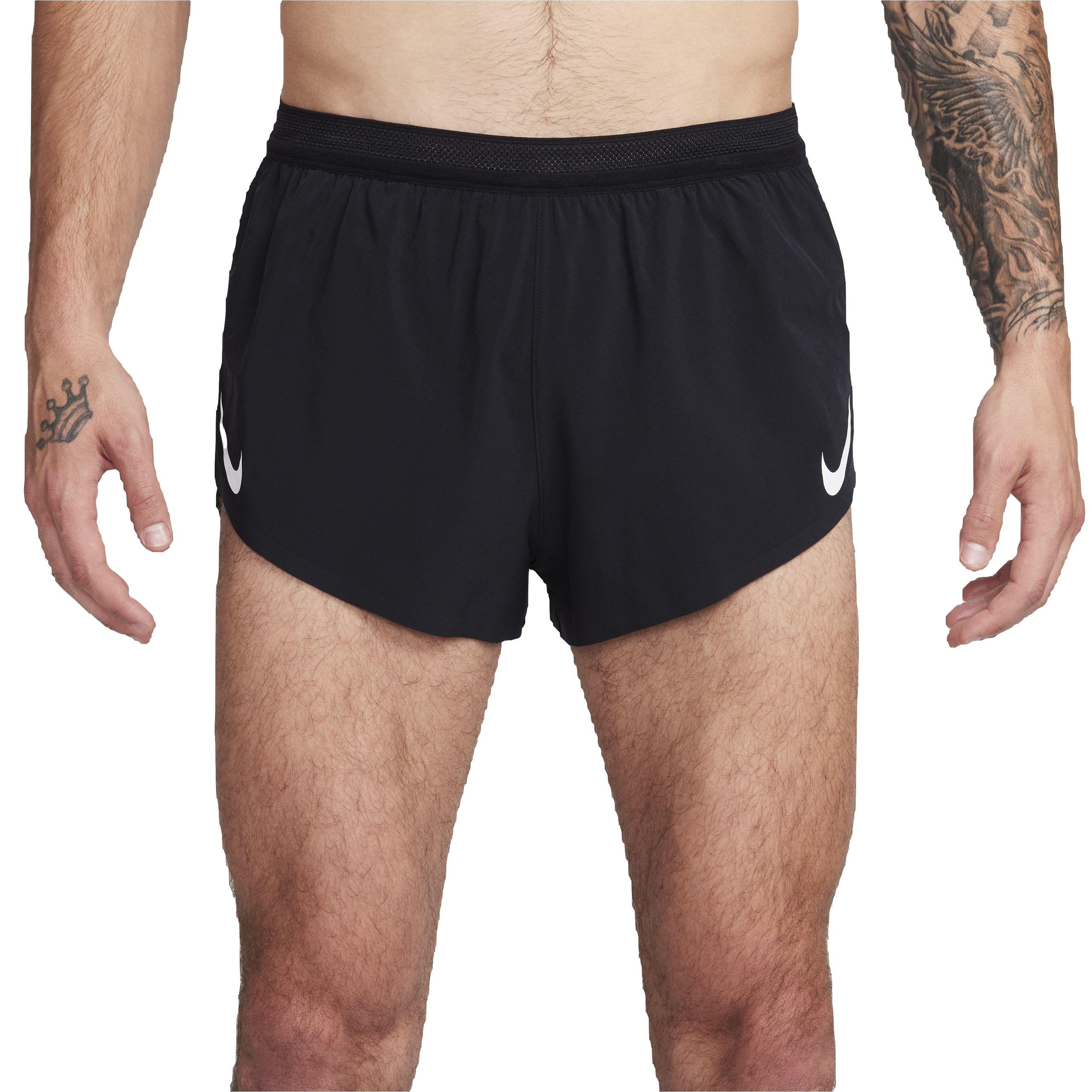 Nike Men's AeroSwift Dri-FIT ADV 2" Brief-Lined Running Shorts - BLACK Thumbnail View 1