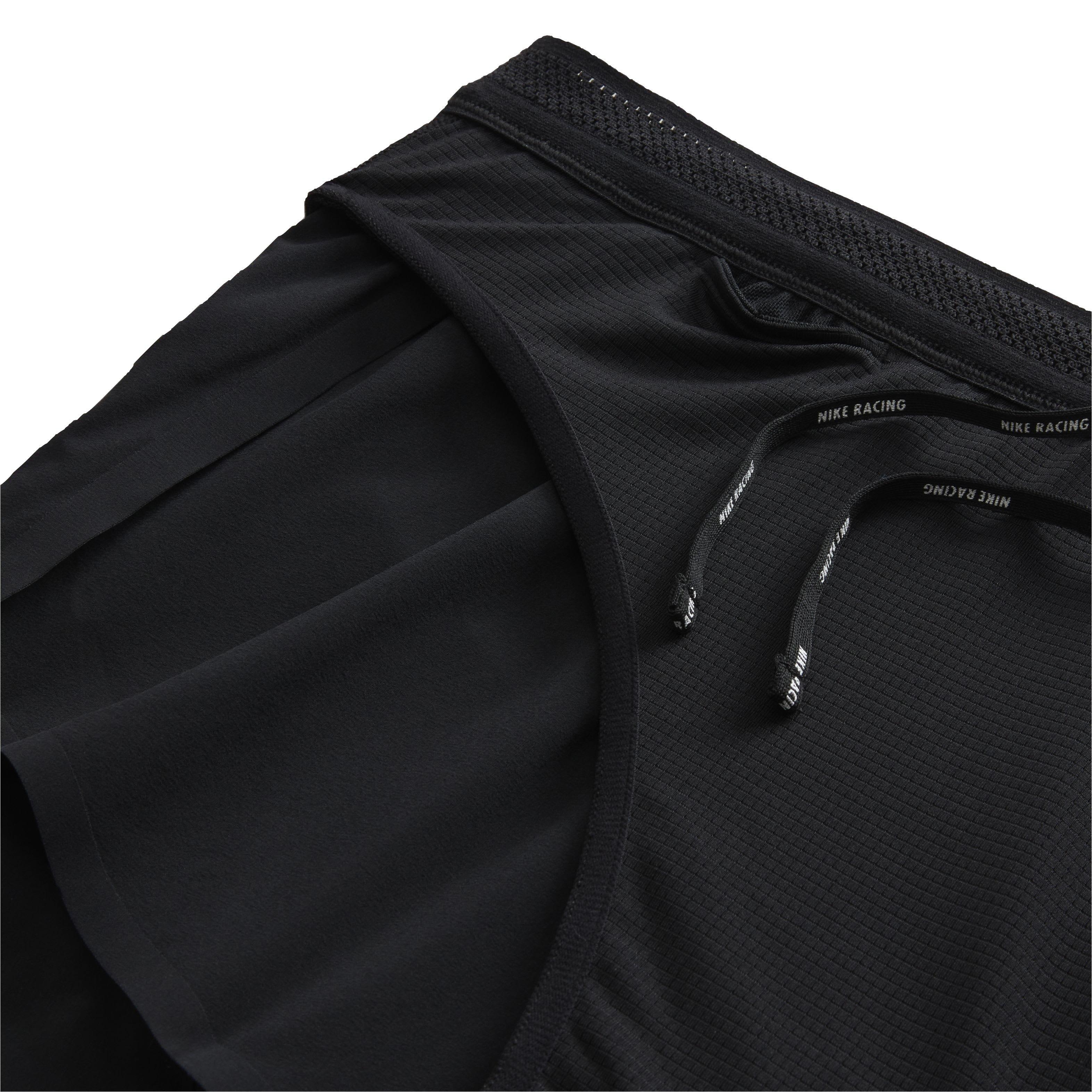Nike Men's AeroSwift Dri-FIT ADV 2" Brief-Lined Running Shorts - BLACK Thumbnail View 3