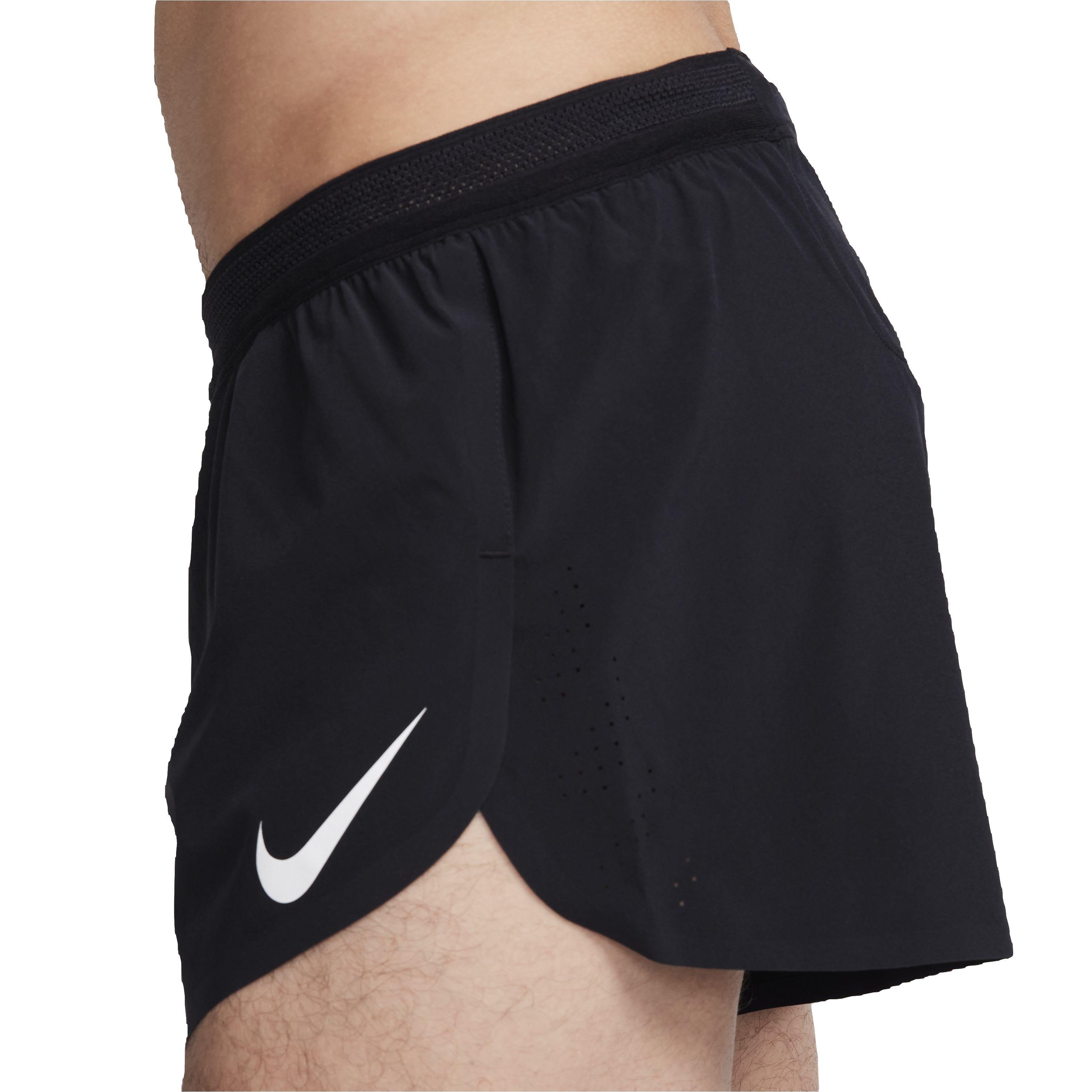 Nike Men's AeroSwift Dri-FIT ADV 2" Brief-Lined Running Shorts - BLACK Thumbnail View 7