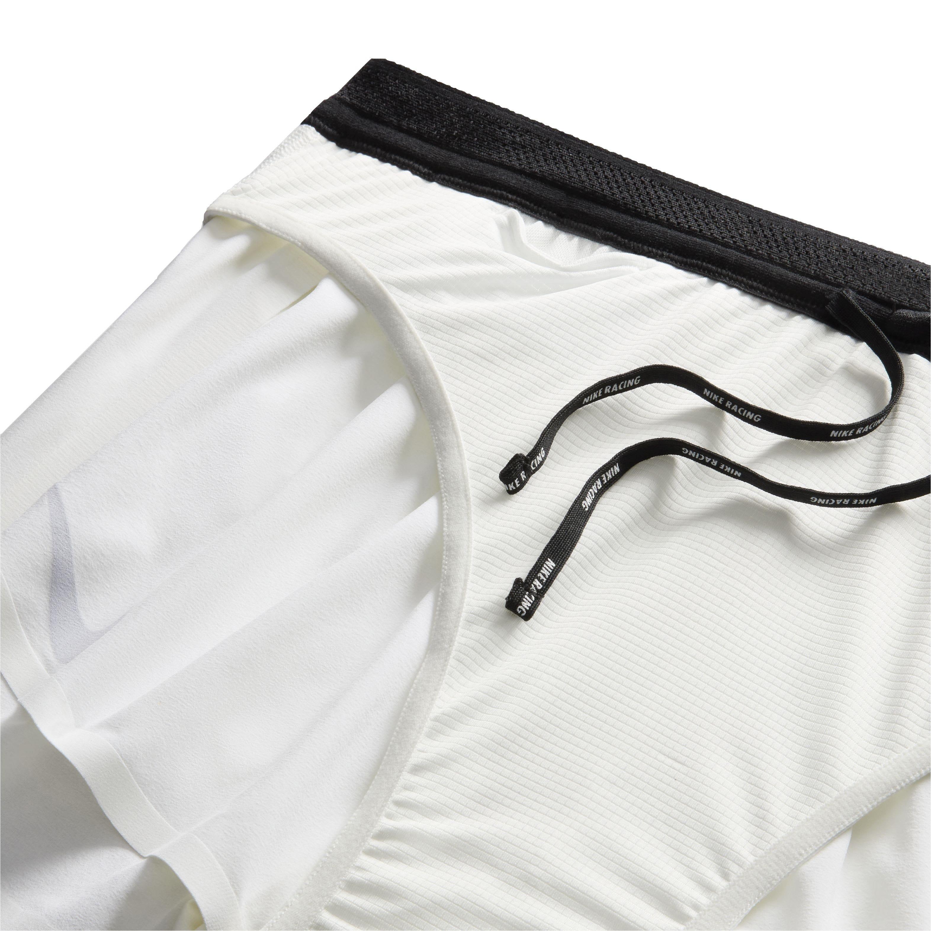 Nike Men's AeroSwift Dri-FIT ADV 2" Brief-Lined Running Shorts - WHITE Thumbnail View 3