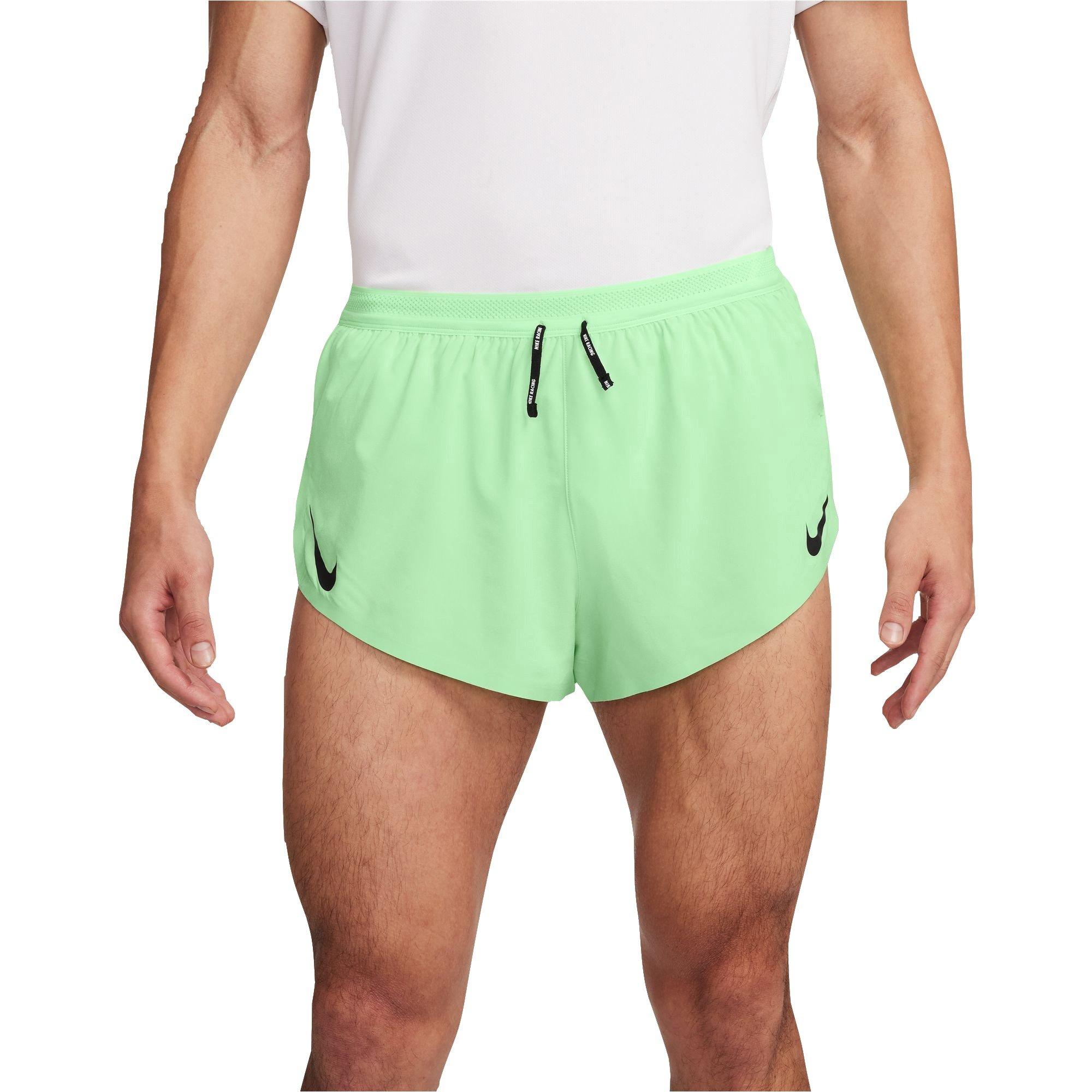 Nike Men's AeroSwift Dri-FIT ADV 2" Brief-Lined Running Shorts - GREEN Thumbnail View 1