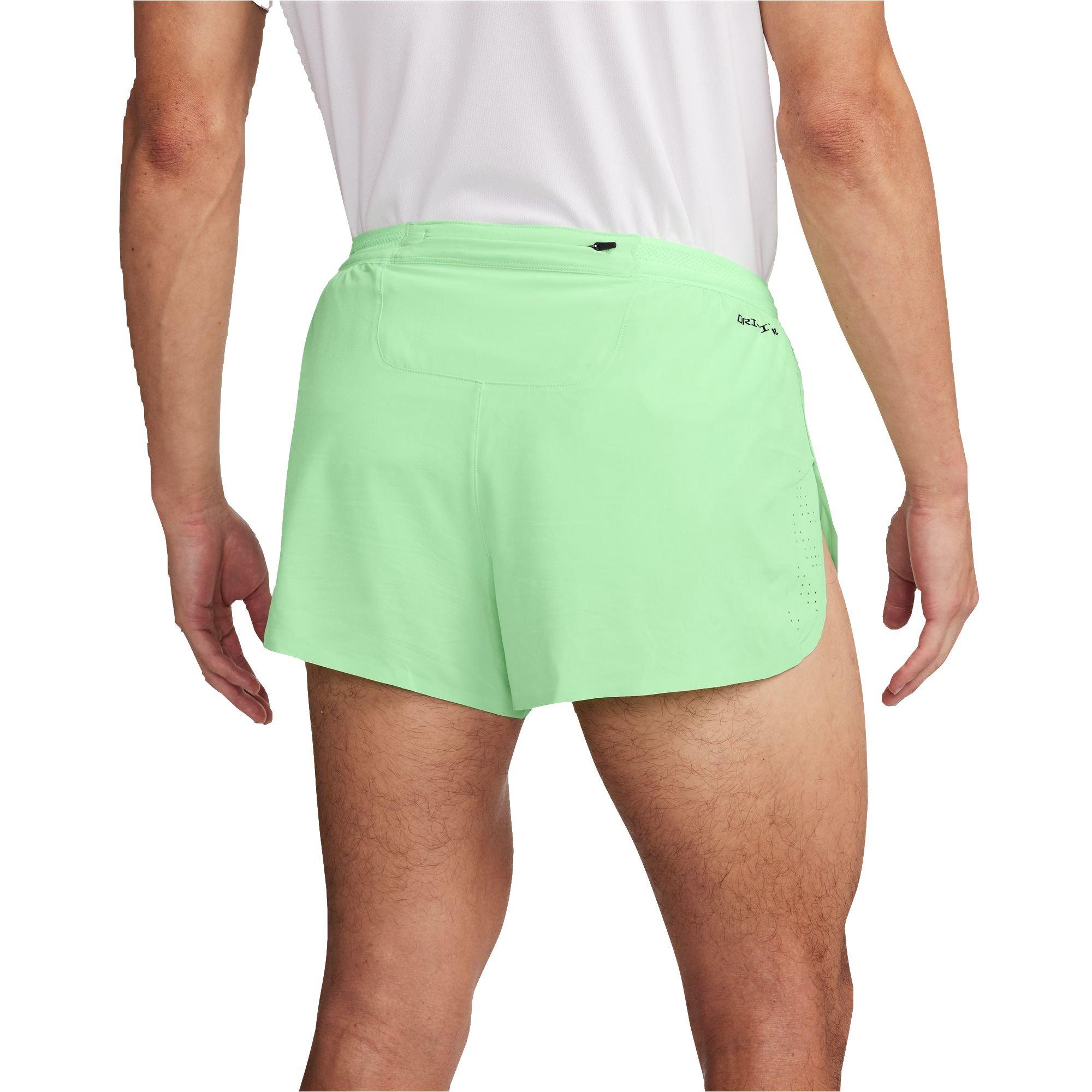 Nike Men's AeroSwift Dri-FIT ADV 2" Brief-Lined Running Shorts - GREEN Thumbnail View 2
