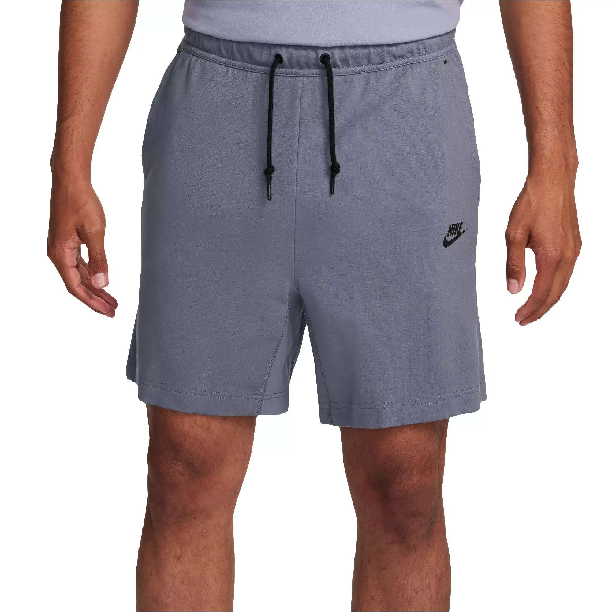 Nike Men's Sportswear Tech Lightweight Knit Shorts - GREY
