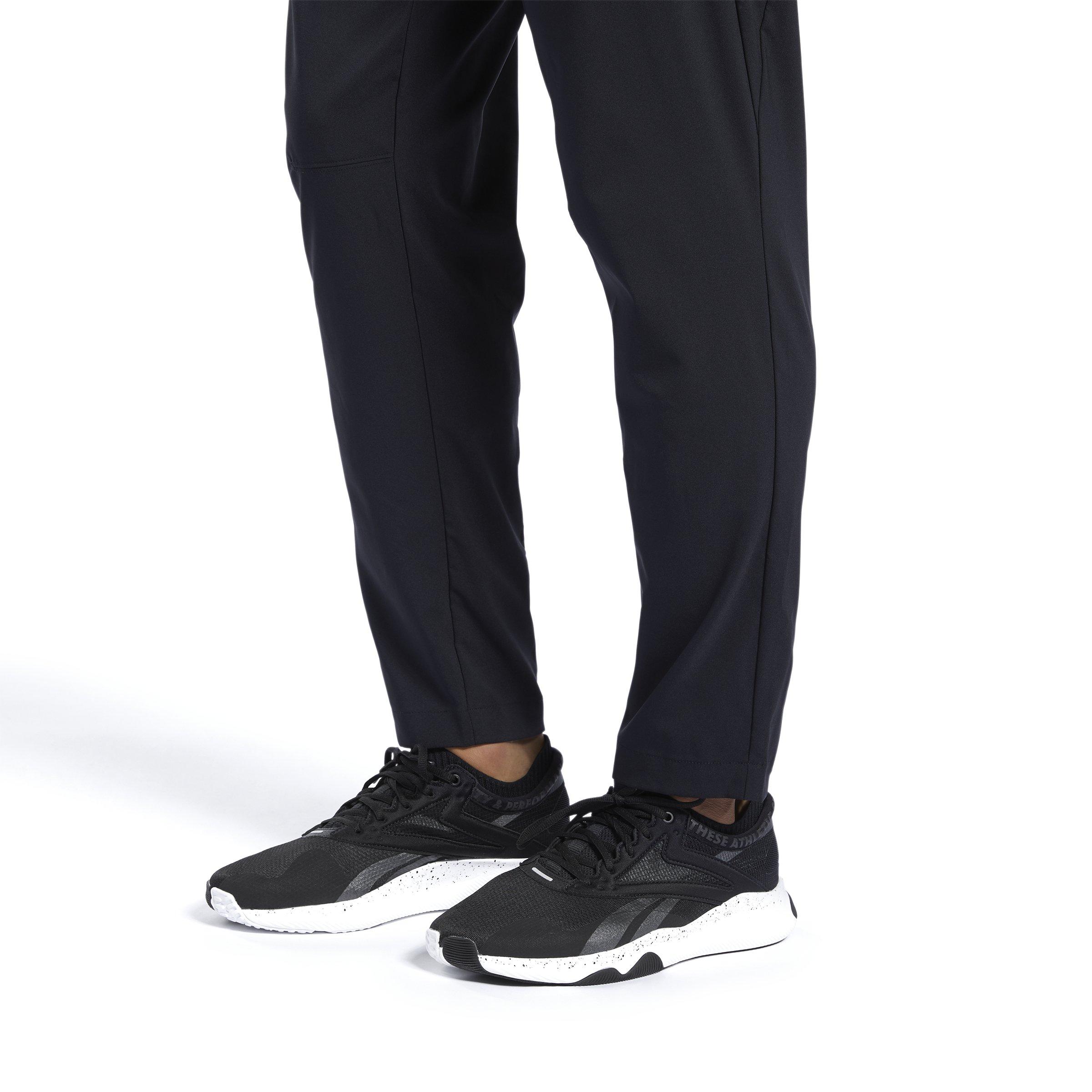 Buy REEBOK Black Mens Regular Fit Solid Sports Track Pants