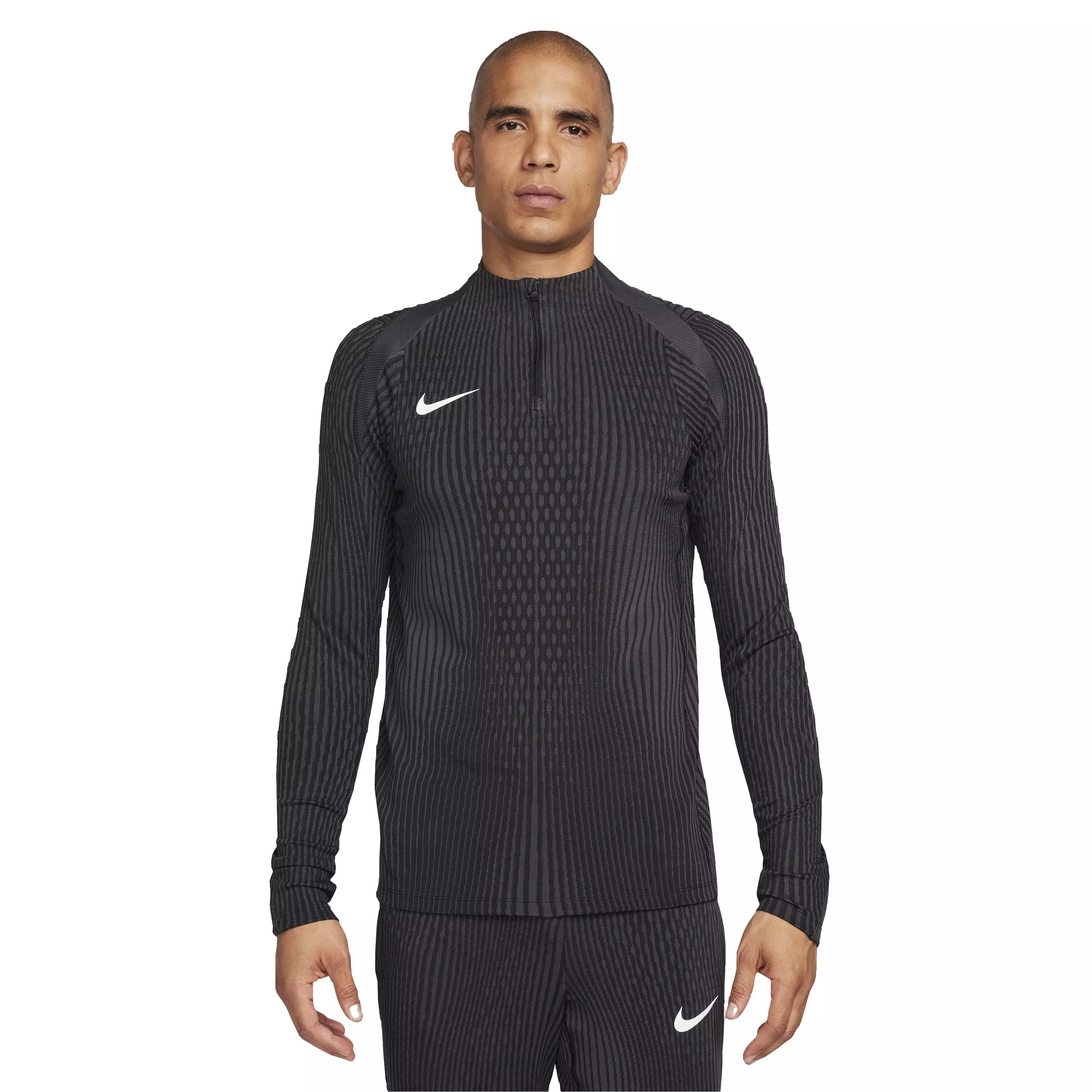 Nike Men's Strike Elite Dri-FIT ADV 1/2-Zip Drill Soccer Top -Black - BLACK
