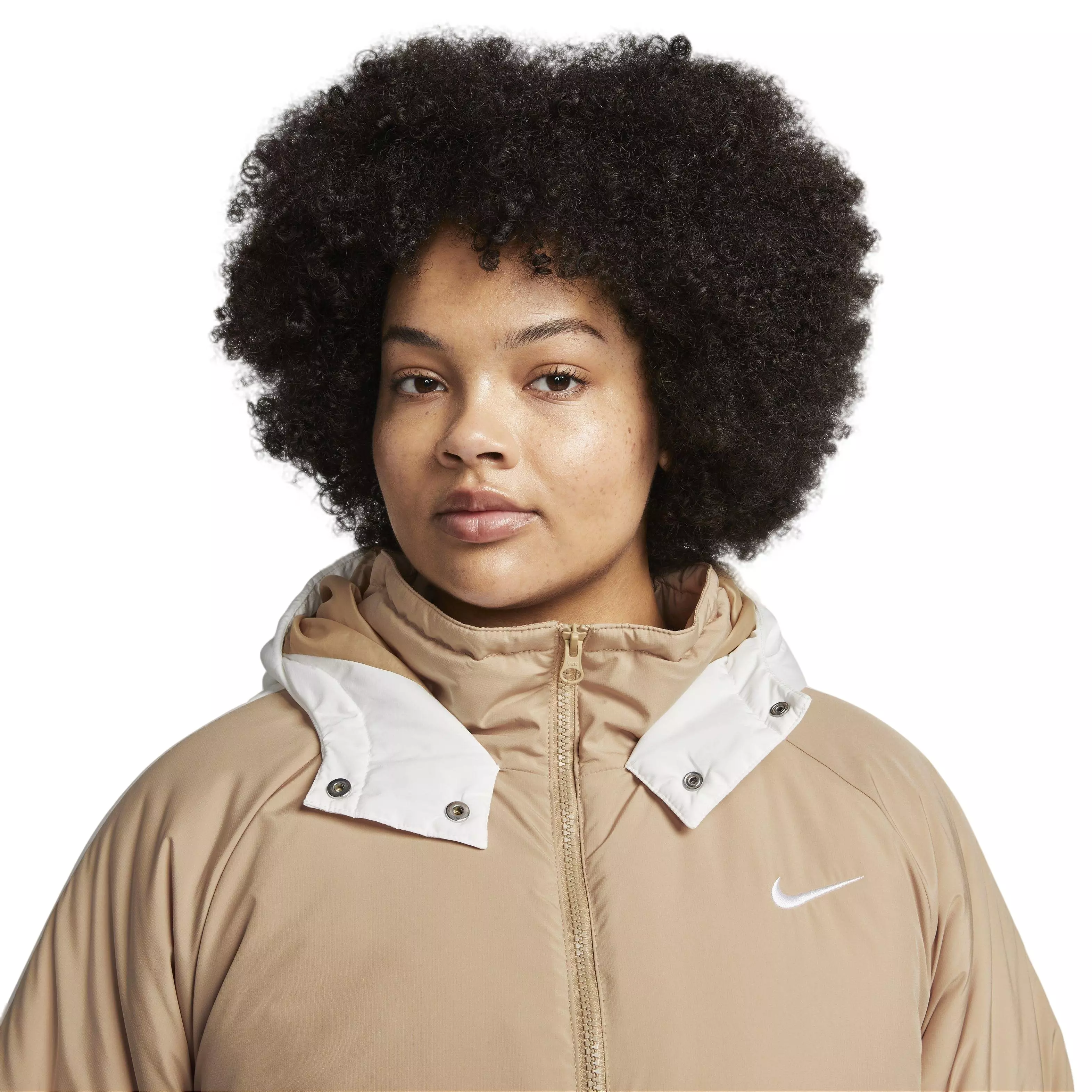 Nike Women's Essential Sportswear Trench Jacket - BROWN