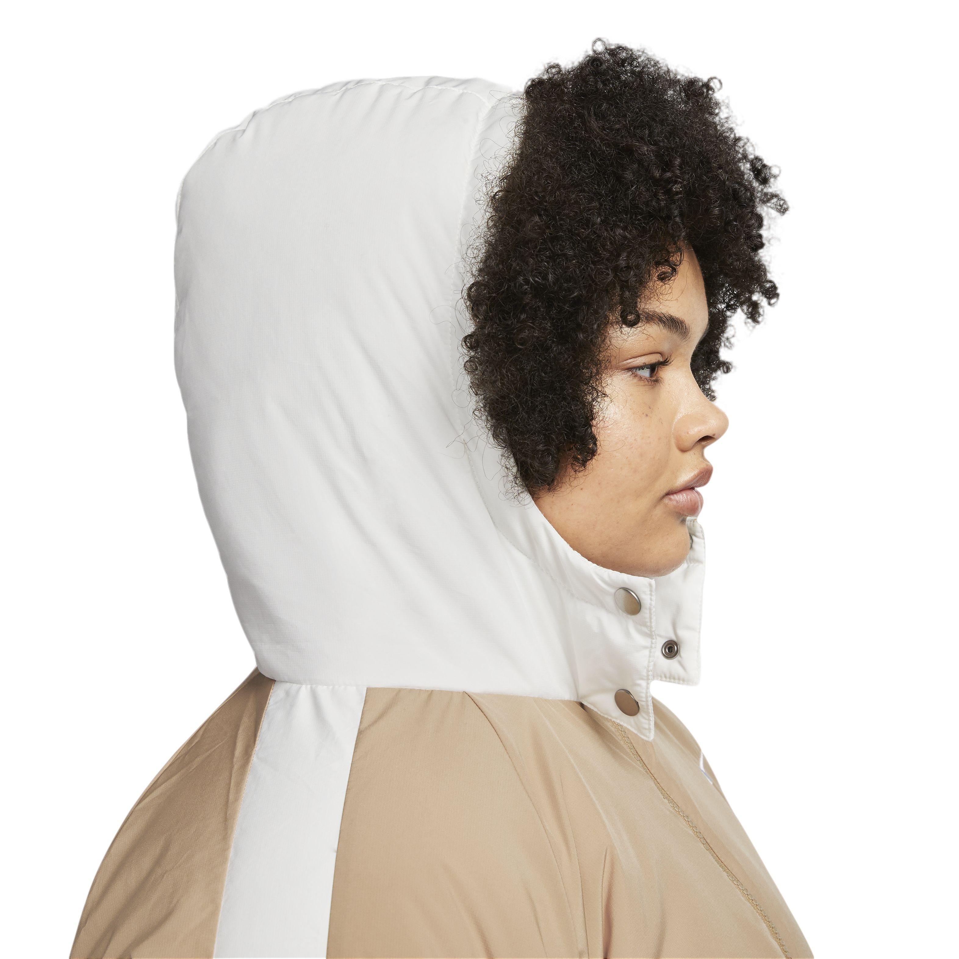 Nike Women's Essential Sportswear Trench Jacket - BROWN Thumbnail View 8