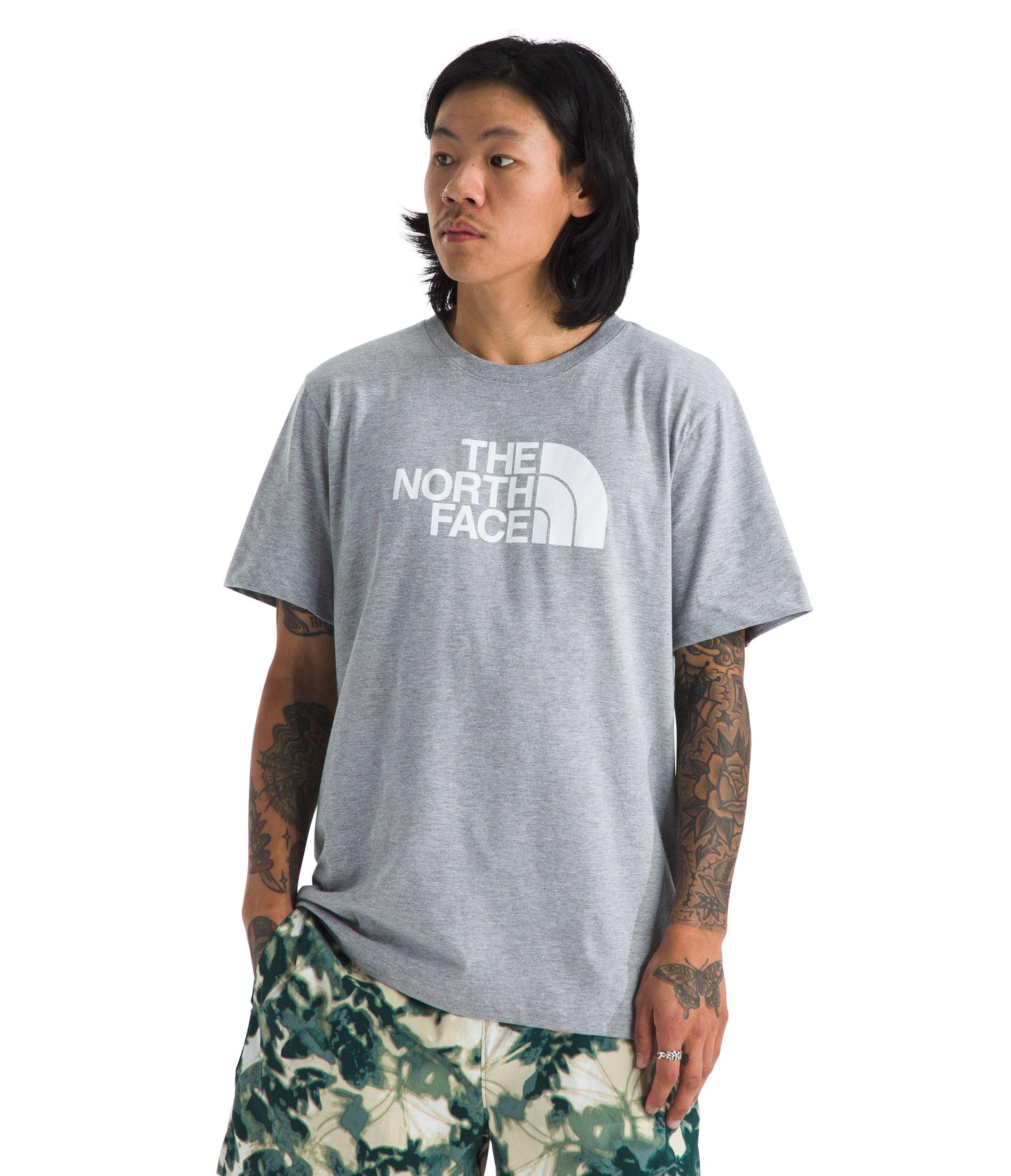 The North Face Men's Core Half Dome T-Shirt - Grey/White - GREY/WHITE Thumbnail View 1