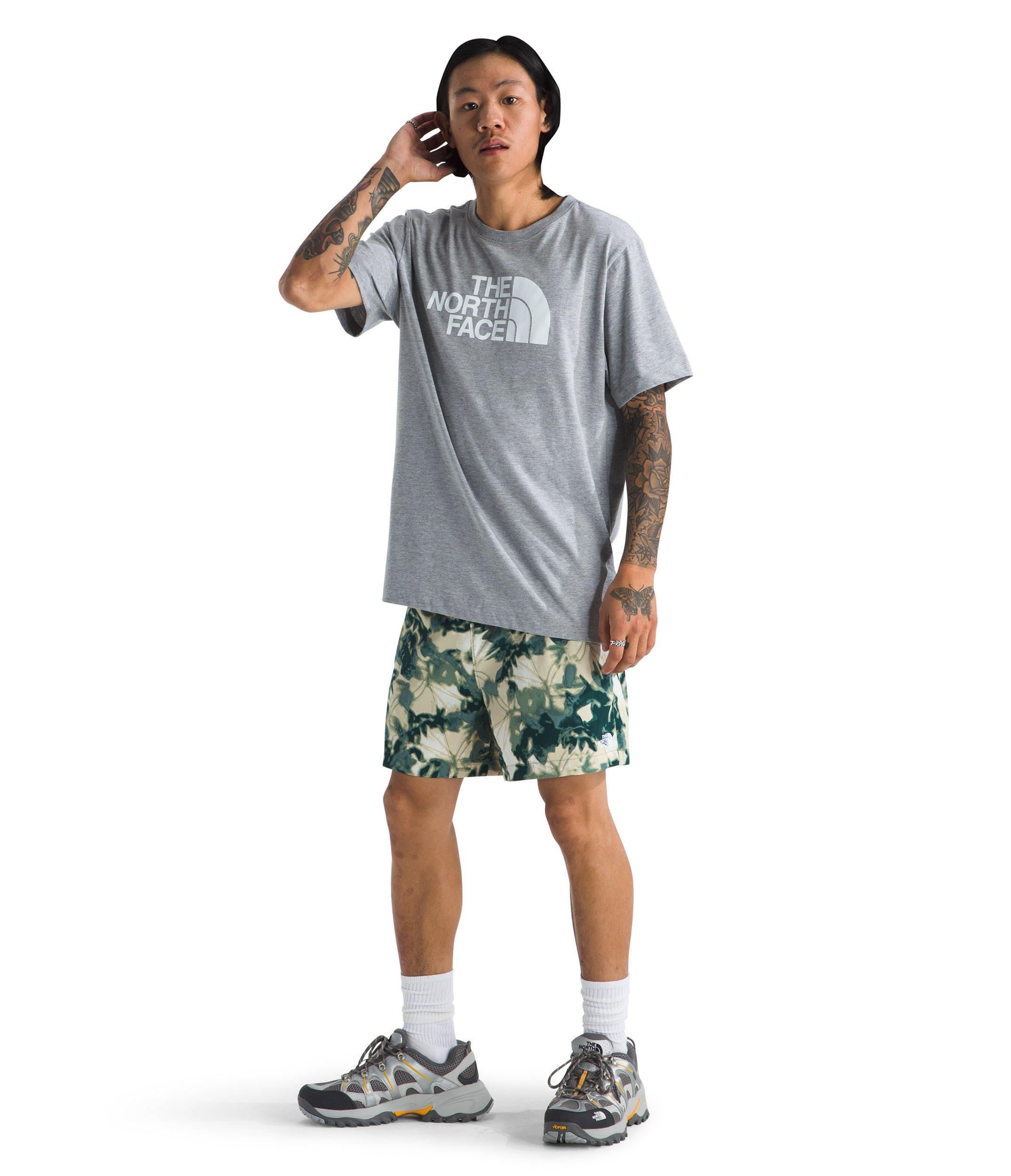 The North Face Men's Core Half Dome T-Shirt - Grey/White - GREY/WHITE Thumbnail View 3