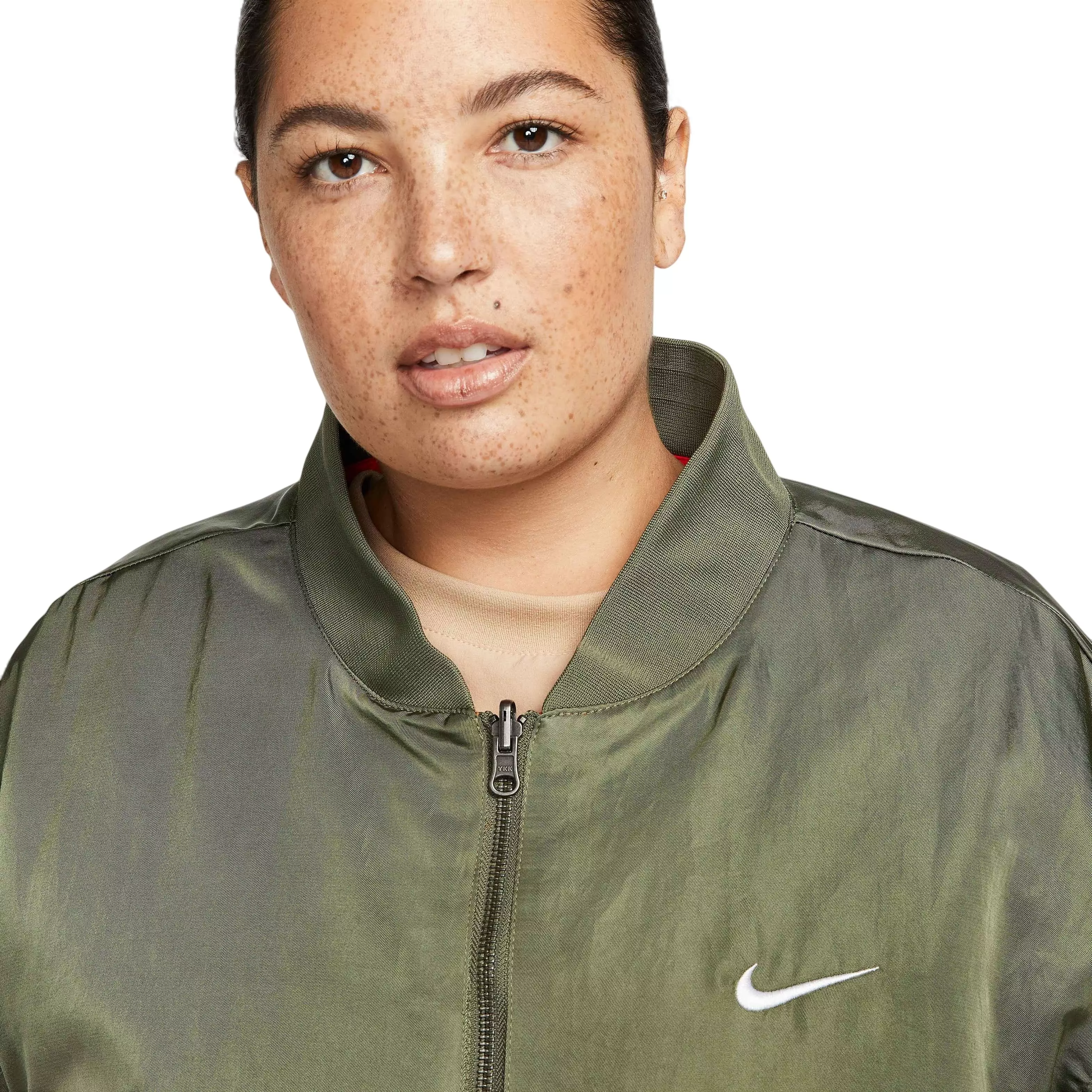 Nike Women's Varsity Sportswear Bomber Jacket - OLIVE
