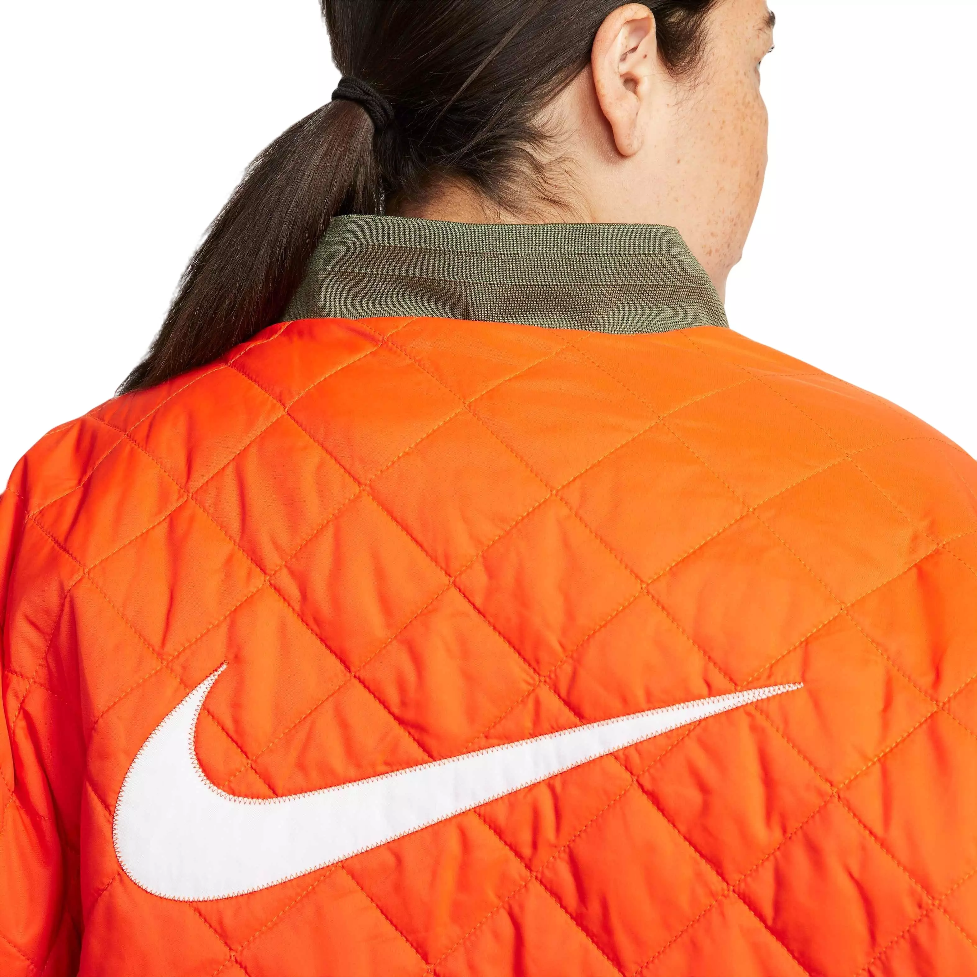 Nike Women's Varsity Sportswear Bomber Jacket - OLIVE