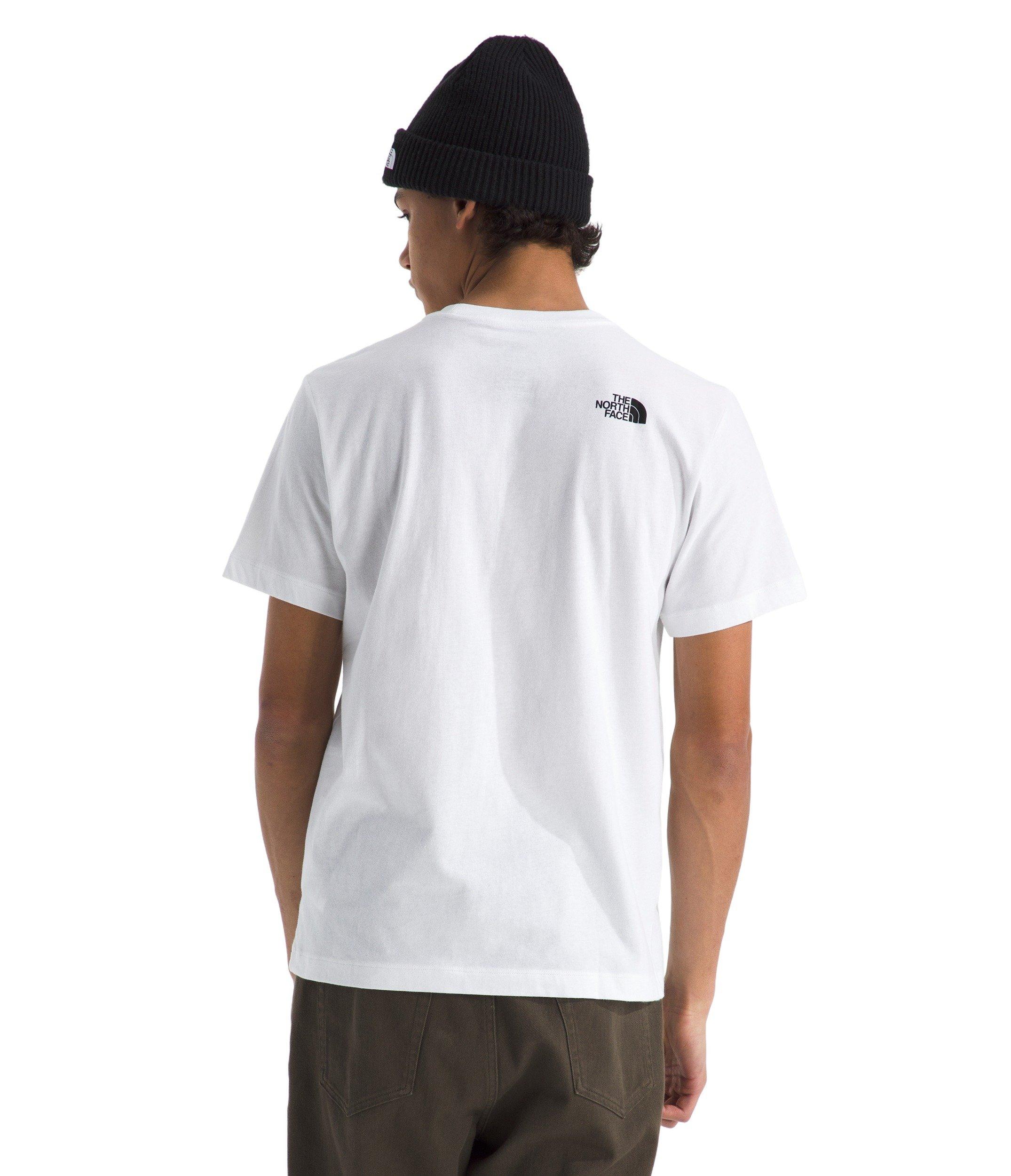 The North Face Men's Core Half Dome T-Shirt - White/Black - WHITE/BLACK Thumbnail View 2