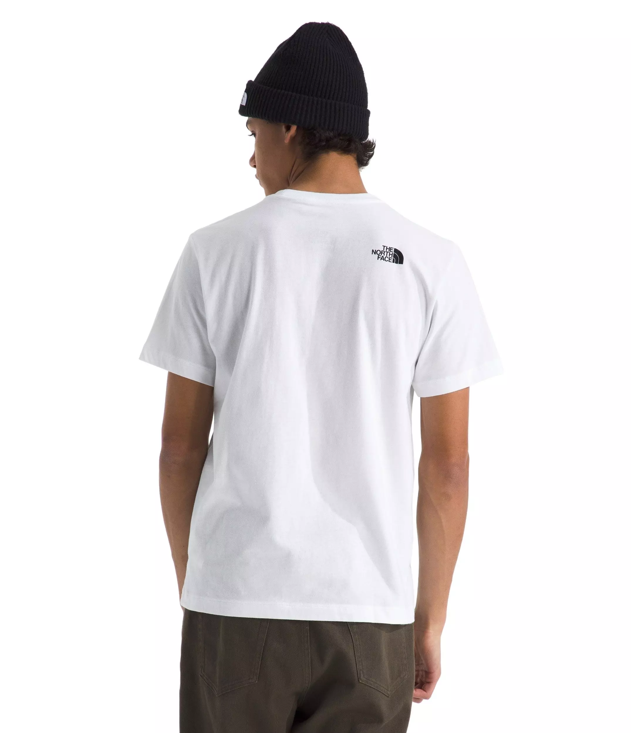 The North Face Men's Core Half Dome T-Shirt - White/Black - WHITE/BLACK