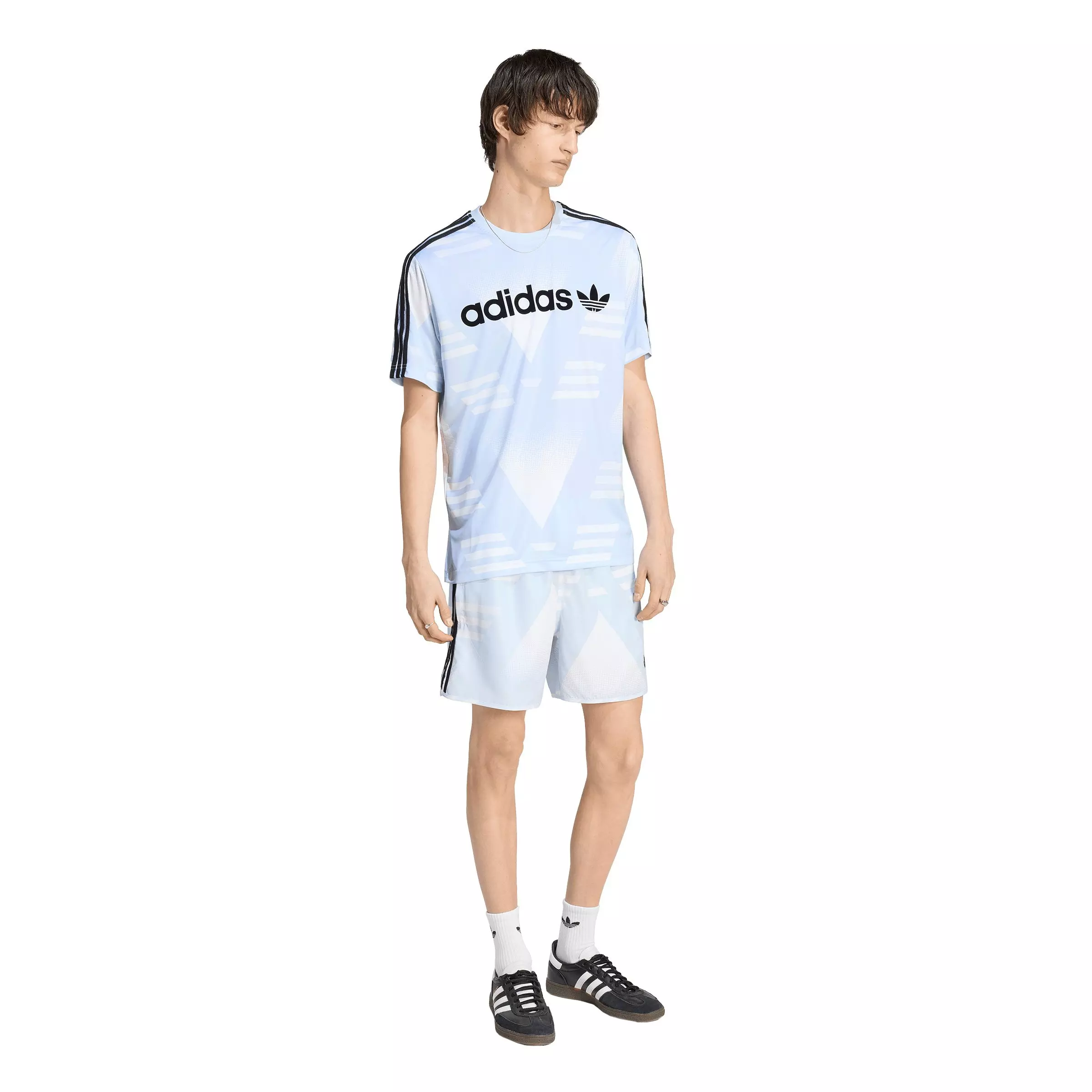 adidas Originals Men's Bruised Banana All-Over-Print Shorts - White - WHITE