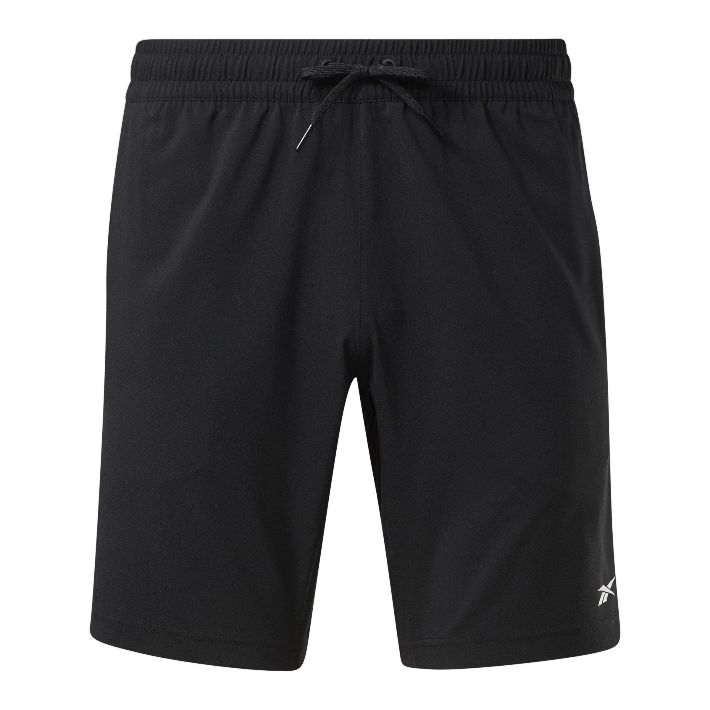 Reebok Men's Workout Ready Woven Shorts-Black - BLACK Thumbnail View 6