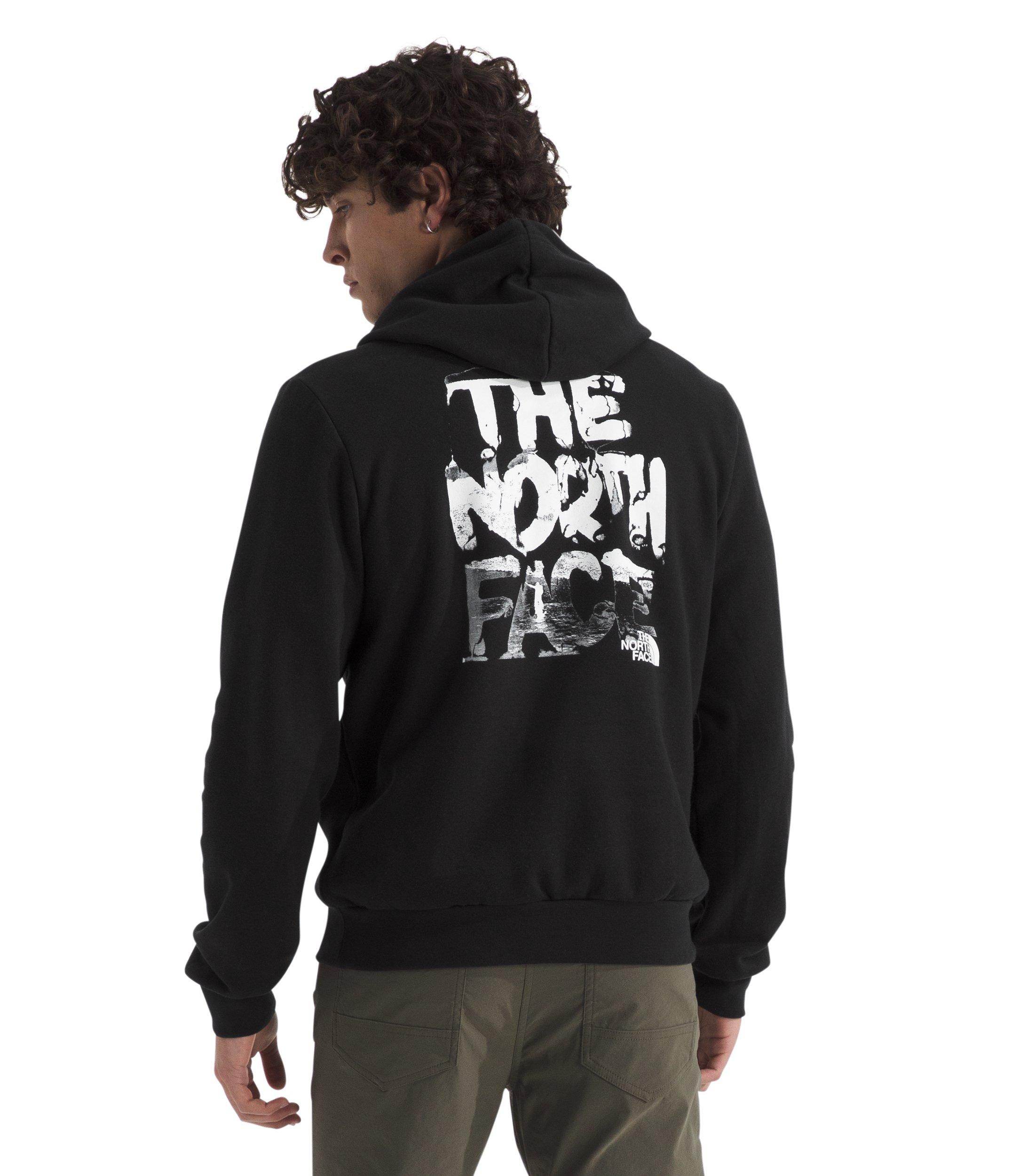 The North Face Men's Evolution Nature Exposure Graphic Hoodie - Black - BLACK Thumbnail View 2