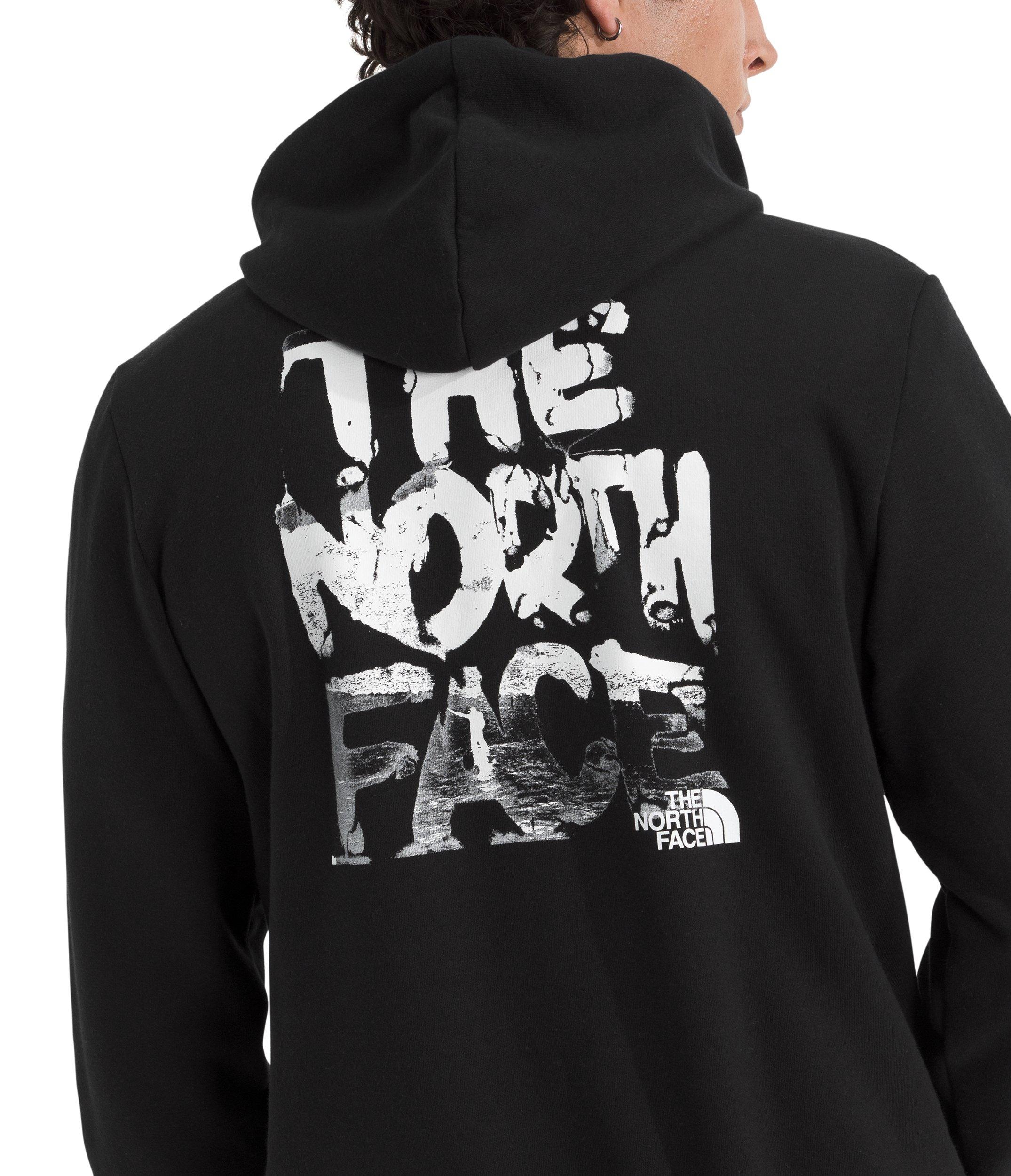 The North Face Men's Evolution Nature Exposure Graphic Hoodie - Black - BLACK Thumbnail View 3