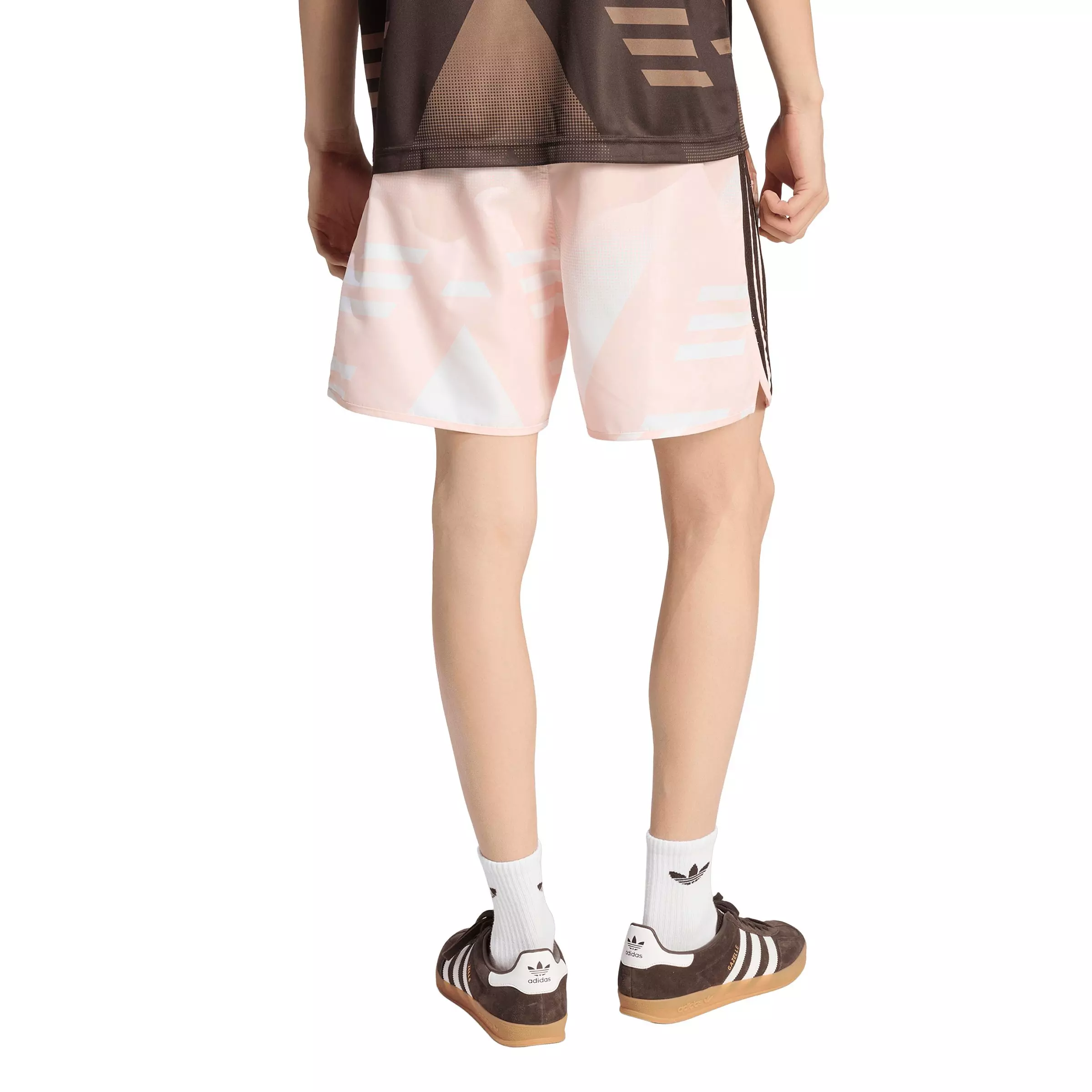 adidas Originals Men's Bruised Banana All-Over-Print Shorts - Pink - PINK