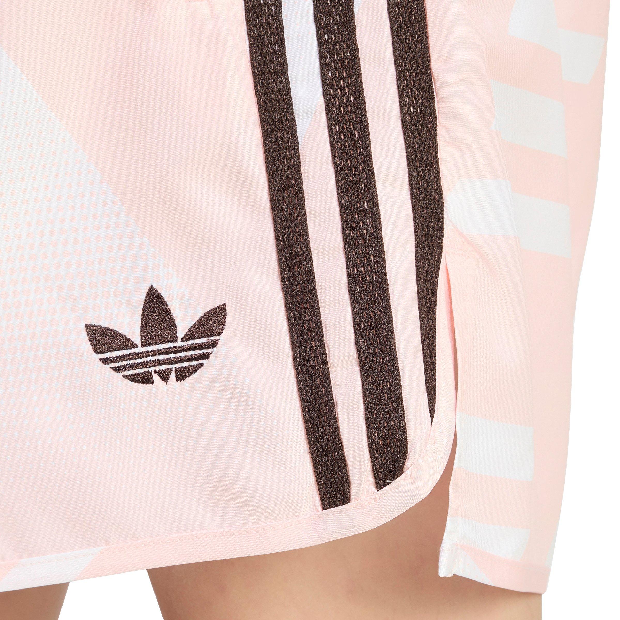 adidas Originals Men's Bruised Banana All-Over-Print Shorts - Pink - PINK Thumbnail View 3
