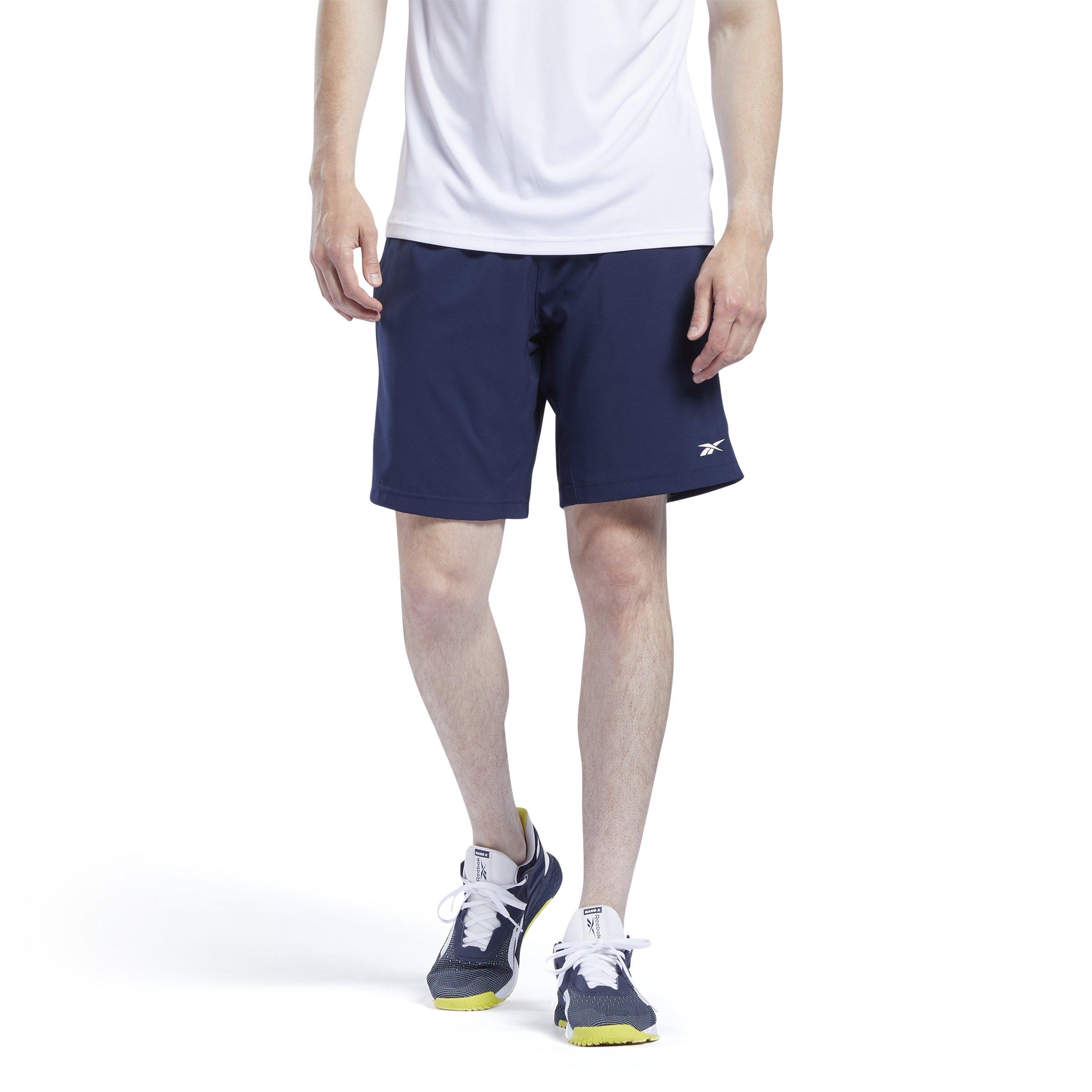 Reebok Men's Workout Ready Woven Shorts-Navy - NAVY Thumbnail View 1