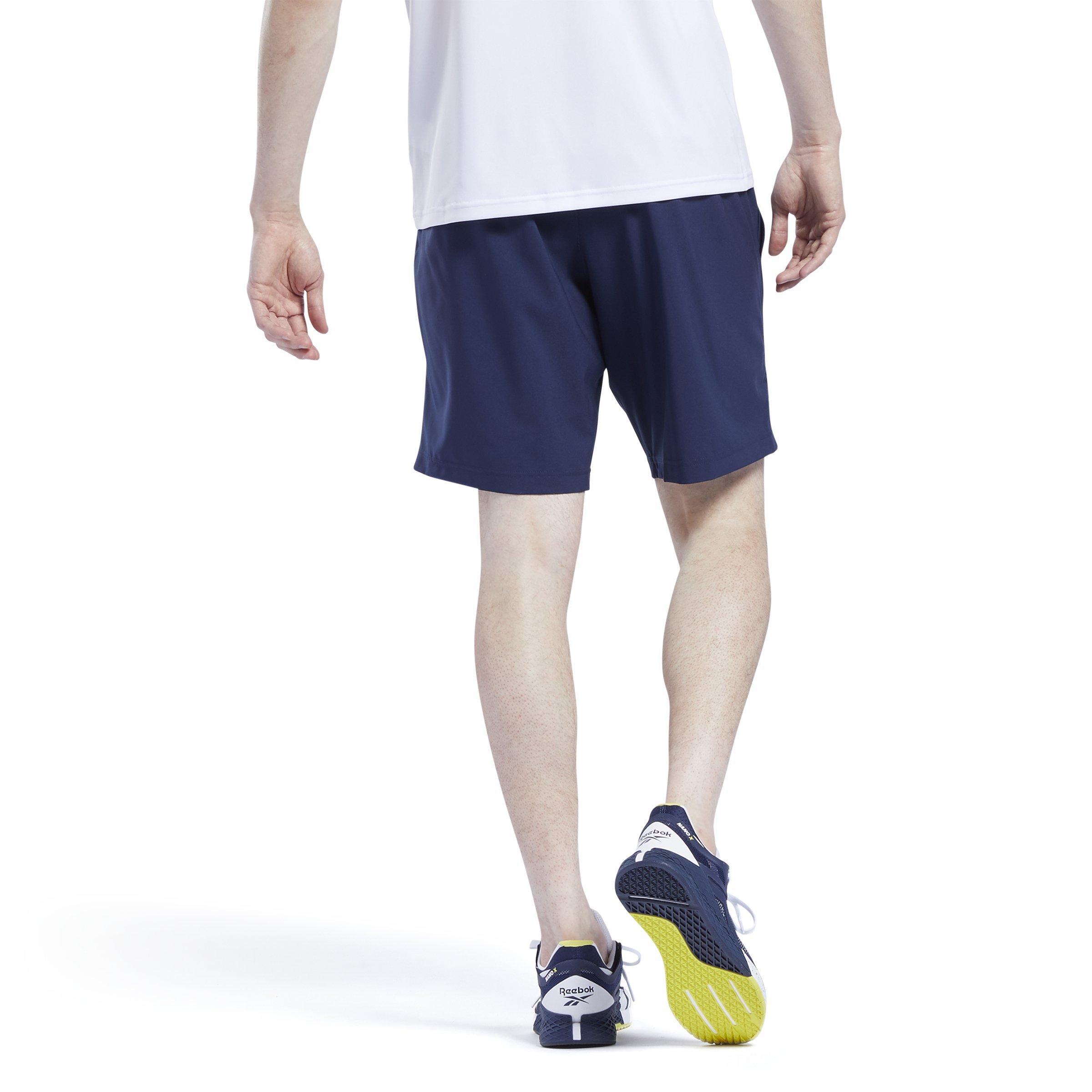 Reebok Men's Workout Ready Woven Shorts-Navy - NAVY Thumbnail View 2