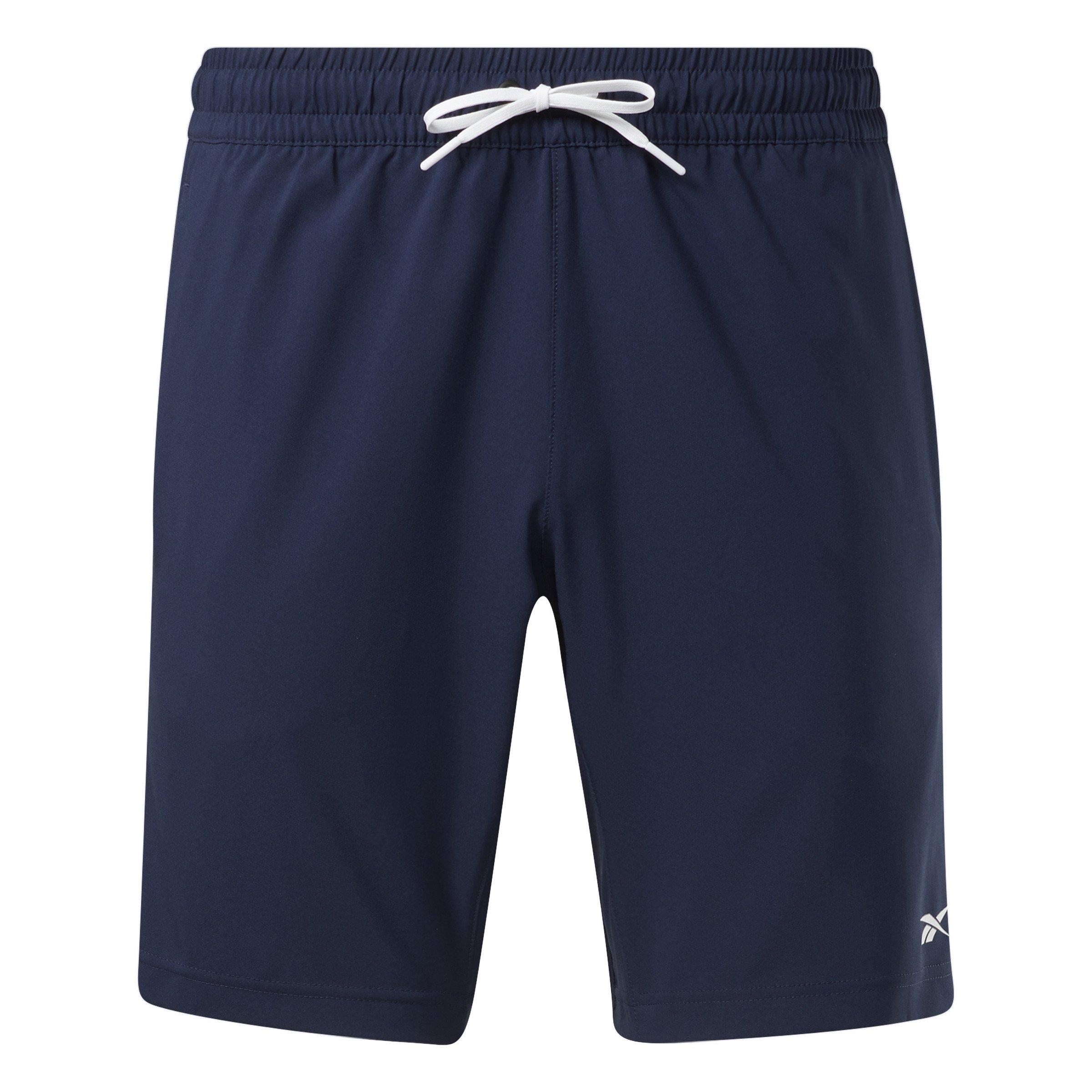 Reebok Men's Workout Ready Woven Shorts-Navy - NAVY Thumbnail View 6