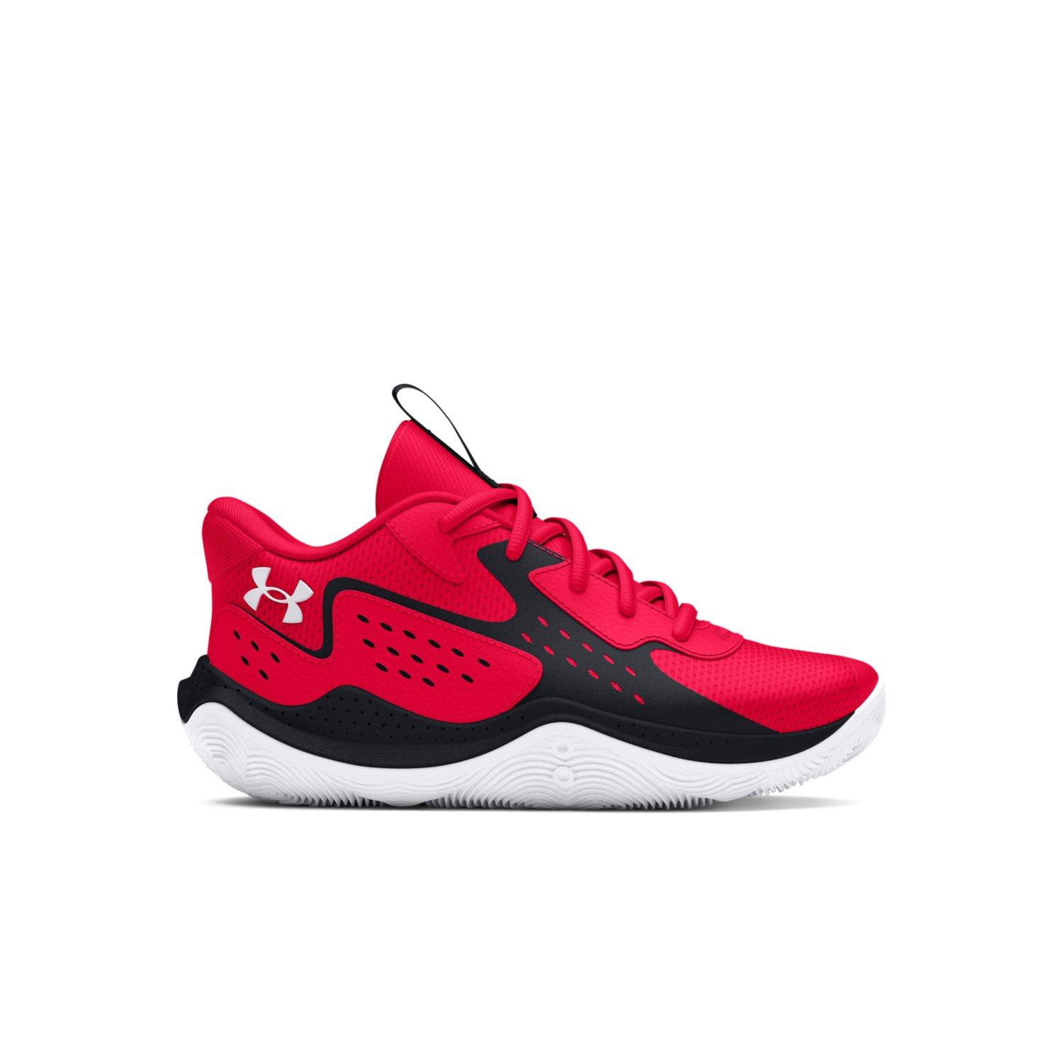 Under Armour Jet '23 "Red/Black/White" Preschool Boys' Basketball Shoe - RED/BLACK/WHITE Thumbnail View 1