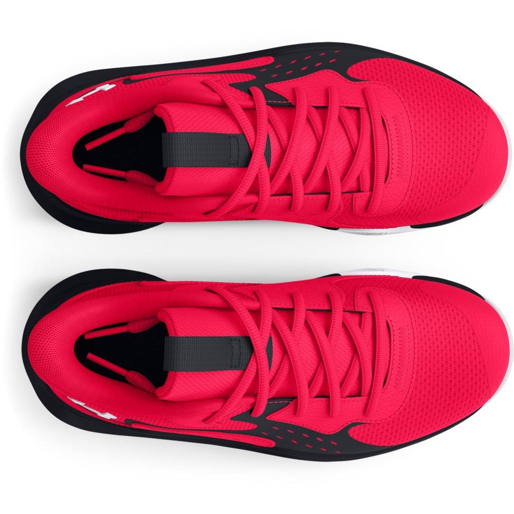 Under Armour Jet '23 "Red/Black/White" Preschool Boys' Basketball Shoe - RED/BLACK/WHITE Thumbnail View 4