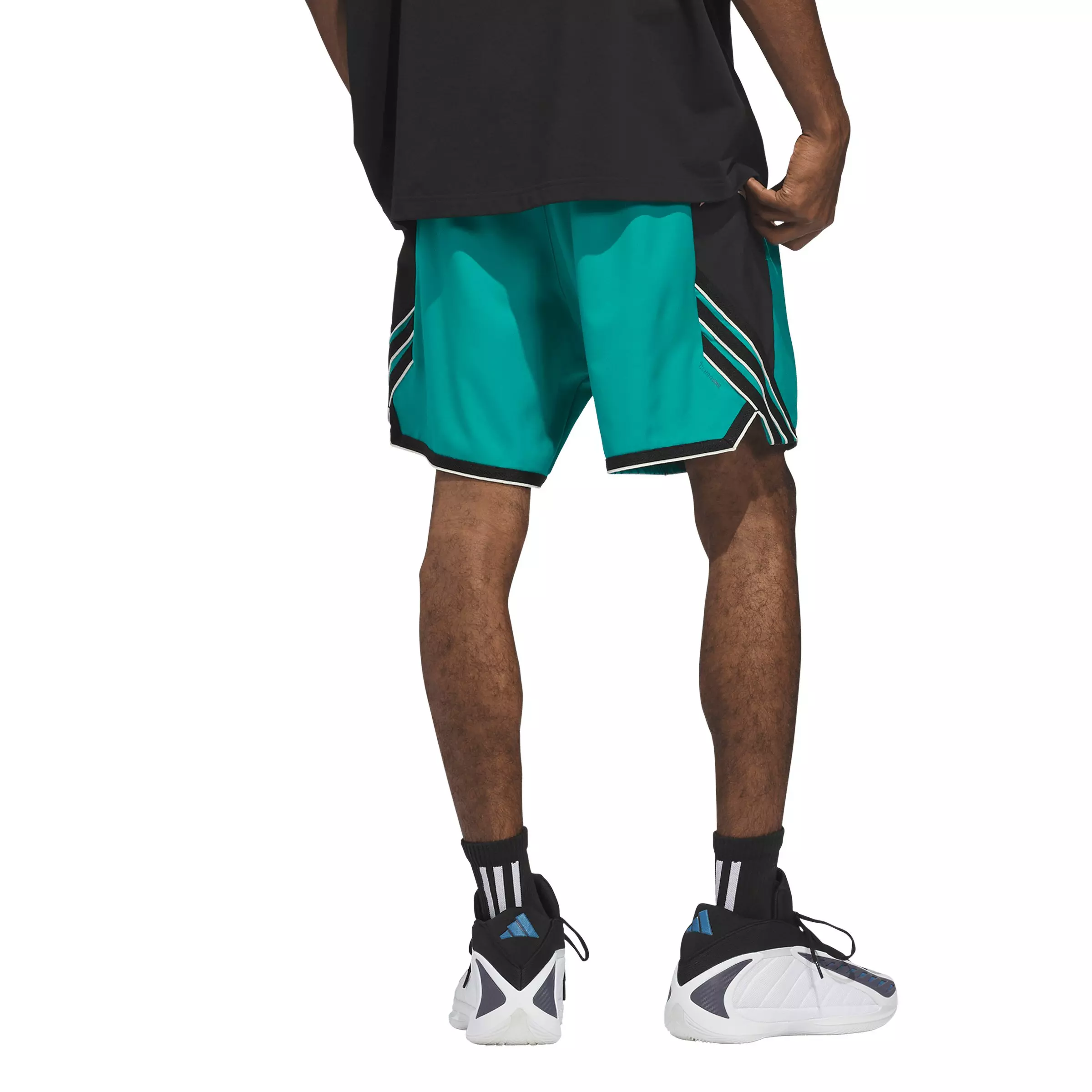 adidas Men's Anthony Edwards Crazy Lite Basketball Shorts - Green - GREEN