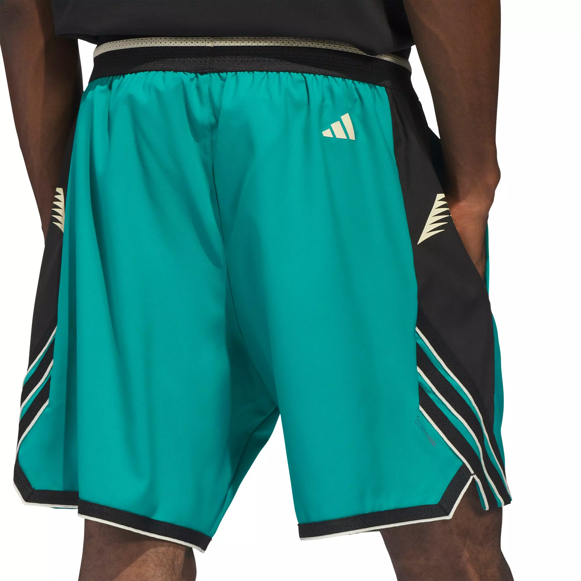 adidas Men's Anthony Edwards Crazy Lite Basketball Shorts - Green - GREEN