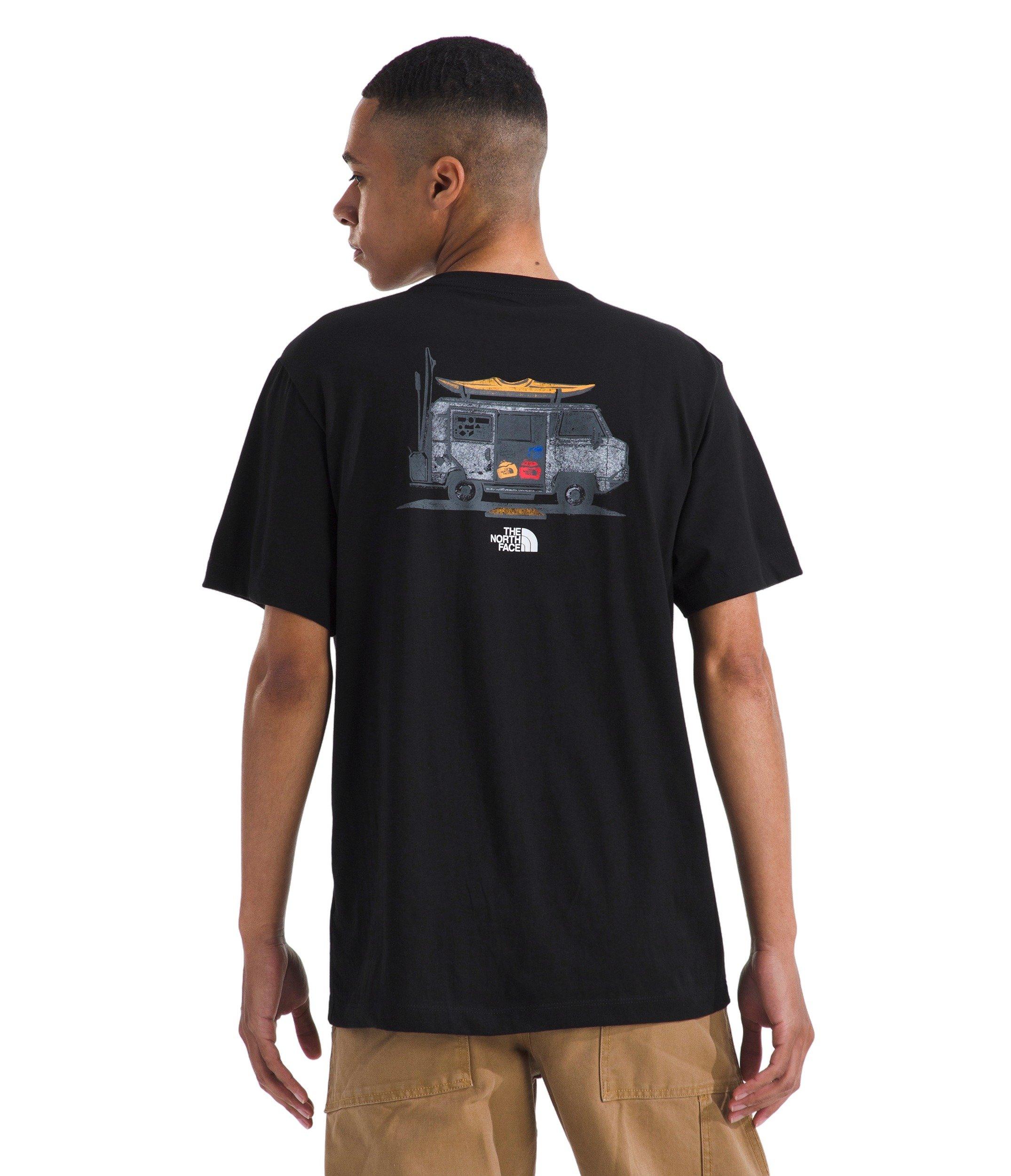 The North Face Men's Evolution Van Life Short Sleeve Graphic Tee - Black - BLACK Thumbnail View 2