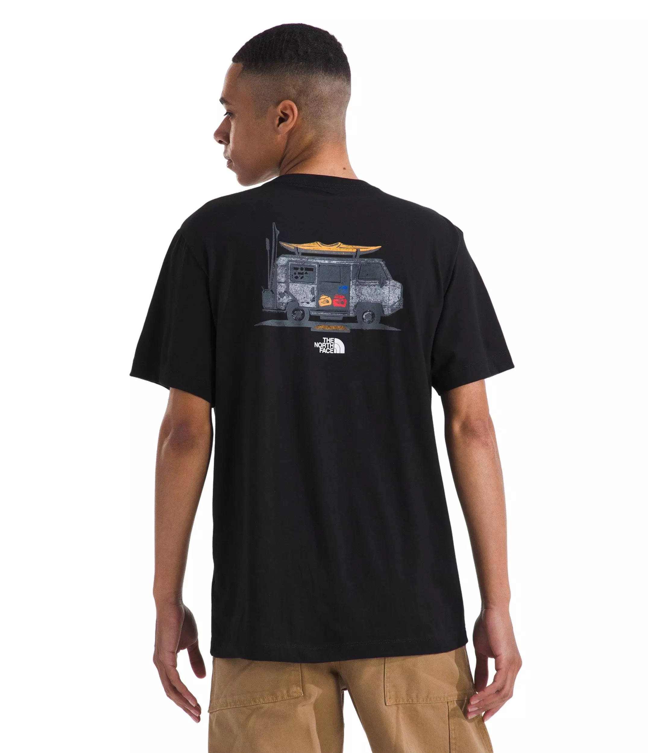 The North Face Men's Evolution Van Life Short Sleeve Graphic Tee - Black - BLACK