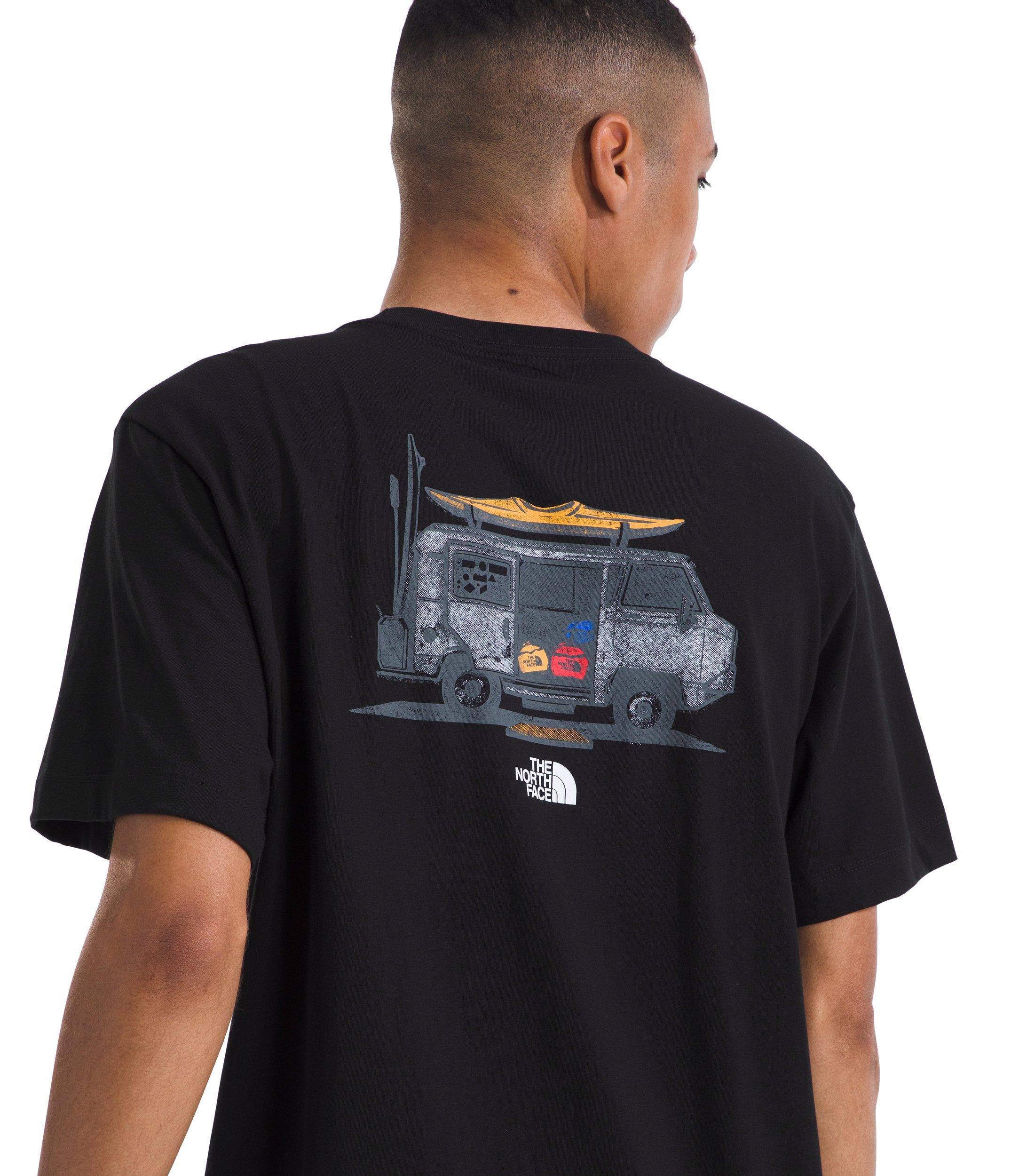 The North Face Men's Evolution Van Life Short Sleeve Graphic Tee - Black - BLACK Thumbnail View 3