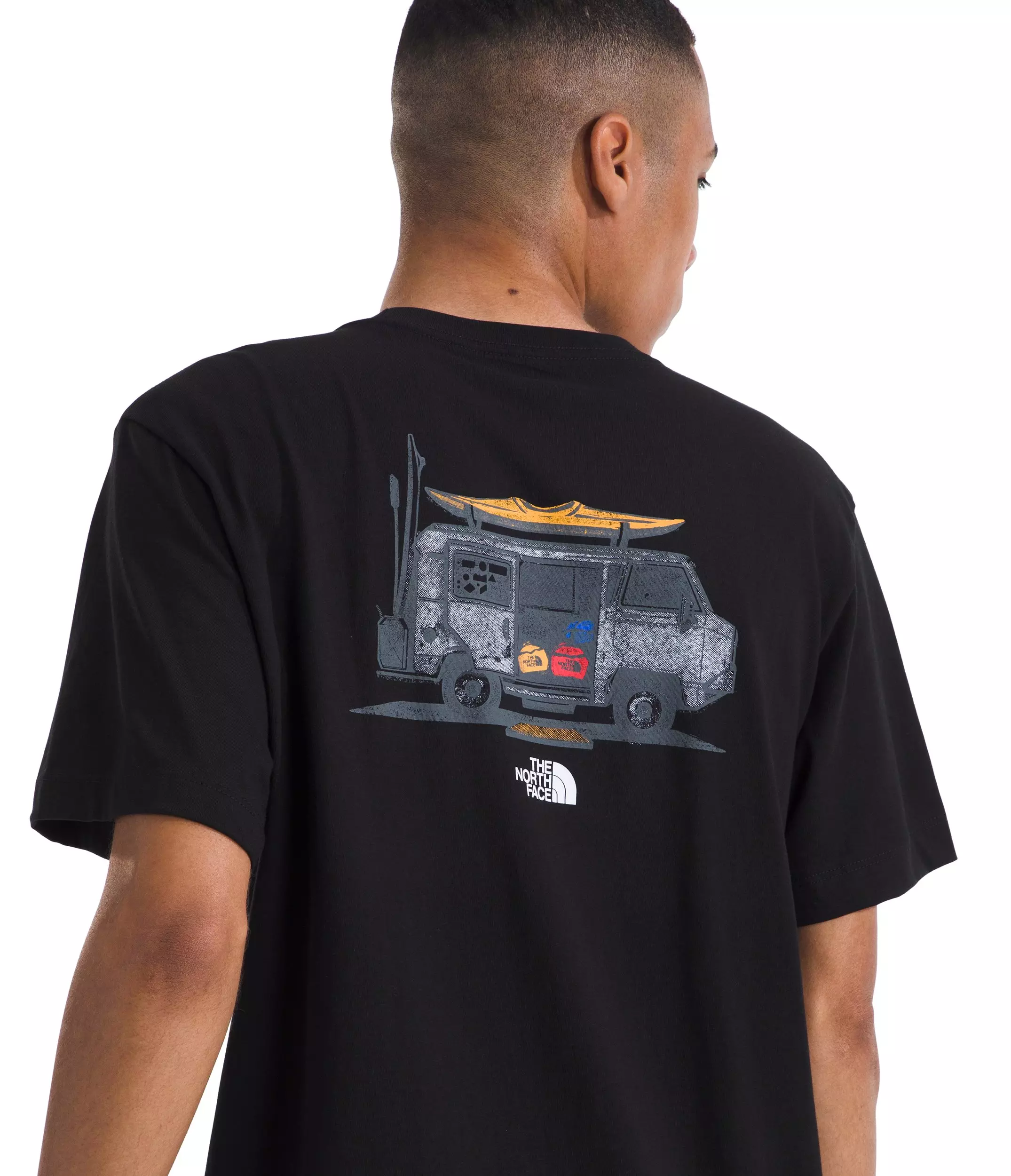 The North Face Men's Evolution Van Life Short Sleeve Graphic Tee - Black - BLACK