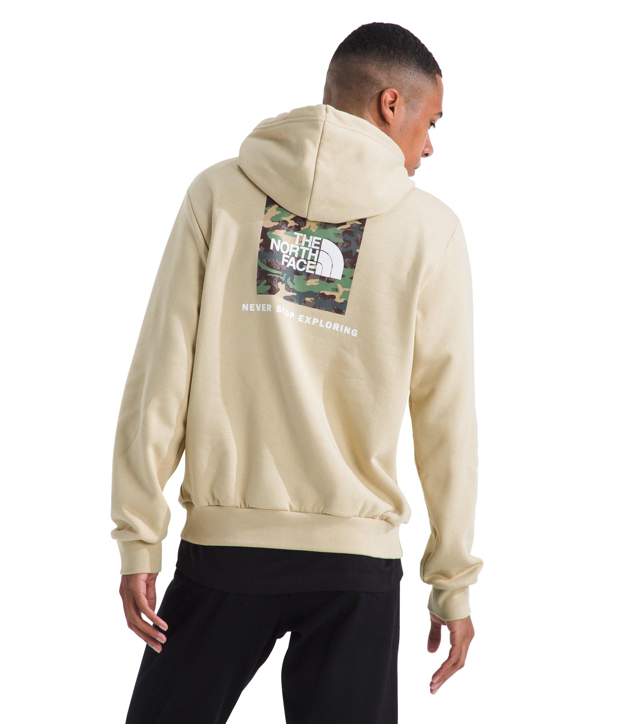 The North Face Men's Evolution Box Camo Fill Graphic Hoodie - Tan - TAN Thumbnail View 2
