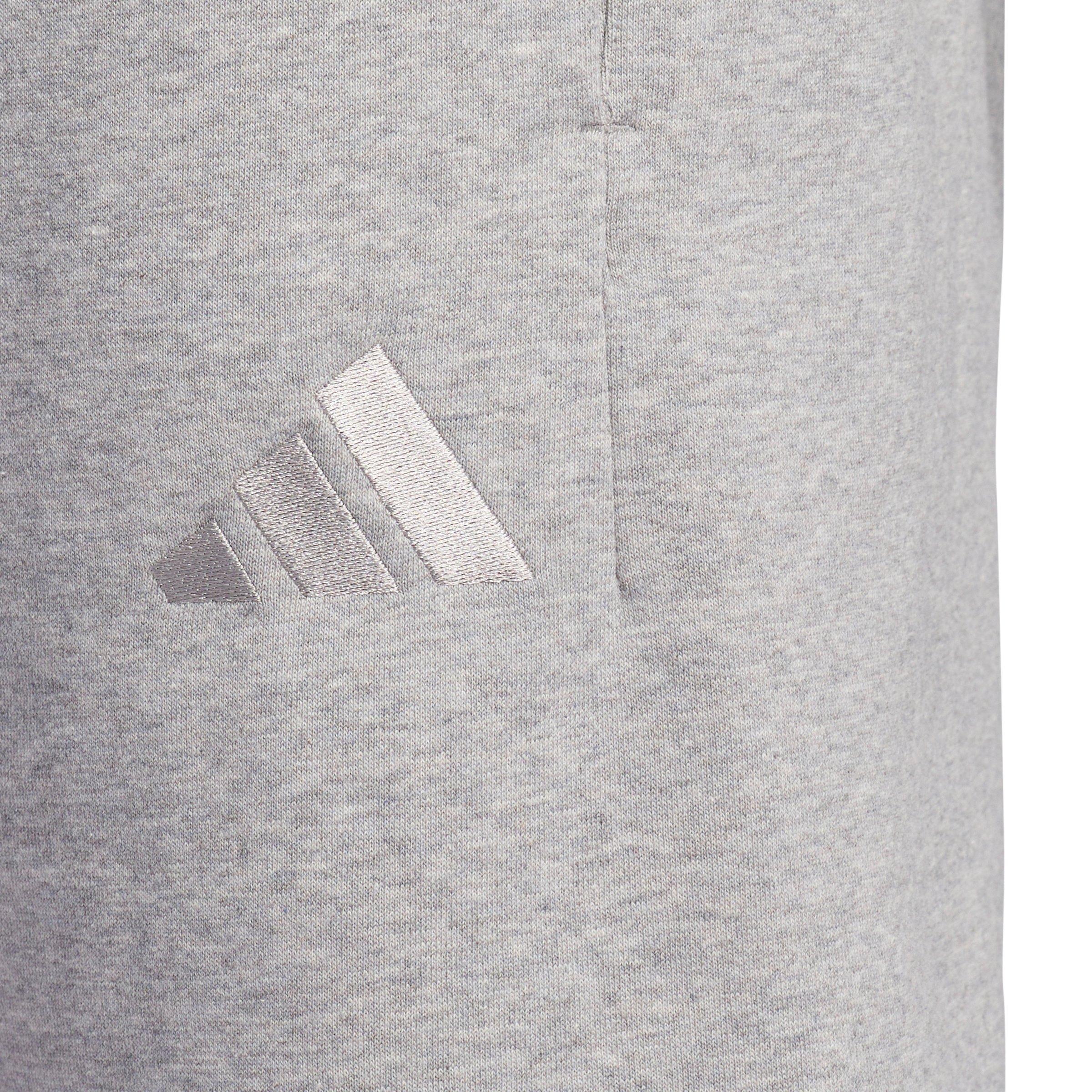 adidas Men's ALL SZN Fleece Shorts - Grey - GREY Thumbnail View 3