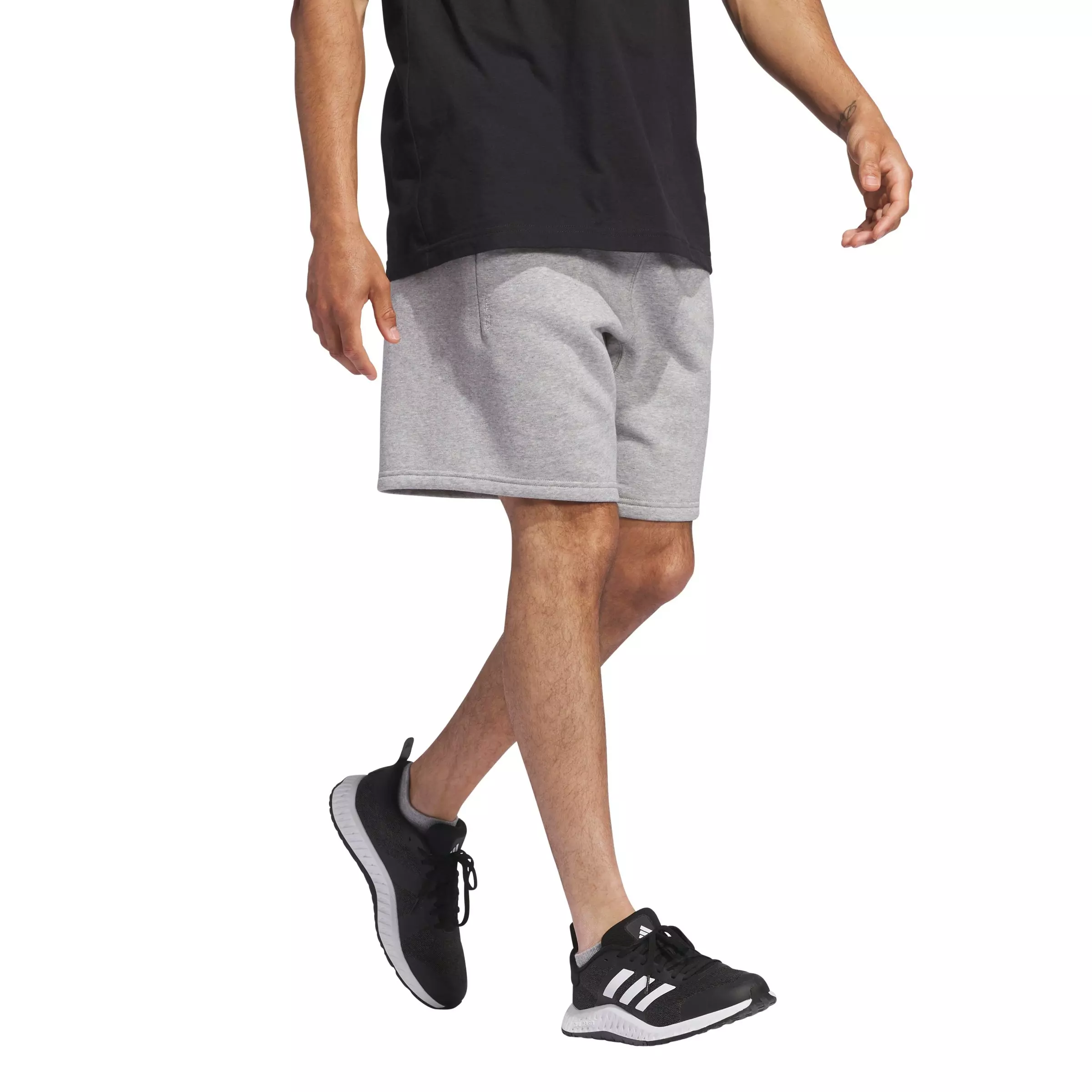 adidas Men's ALL SZN Fleece Shorts - Grey - GREY